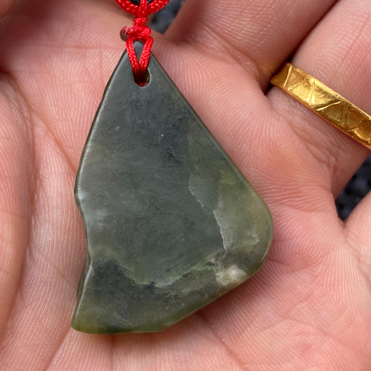 Natural green nephrite Necklace Greenstone Maori Style Greenstone Canadian jade Pounamu pendnat children lady gift NZ stone