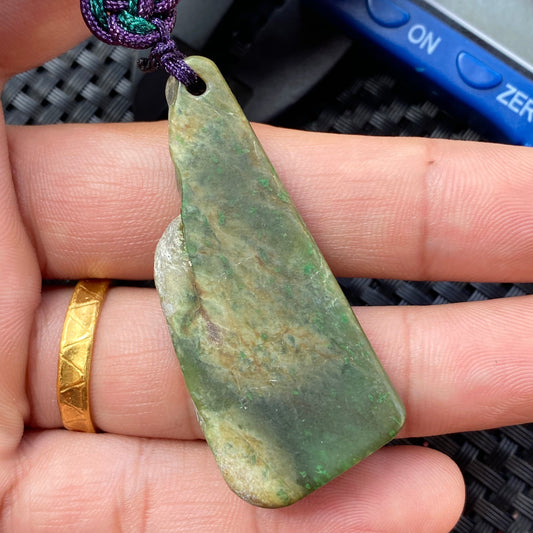 Real green nephrite Necklace Greenstone Maori Style Greenstone Canadian jade Pounamu pendnat children lady gift NZ stone