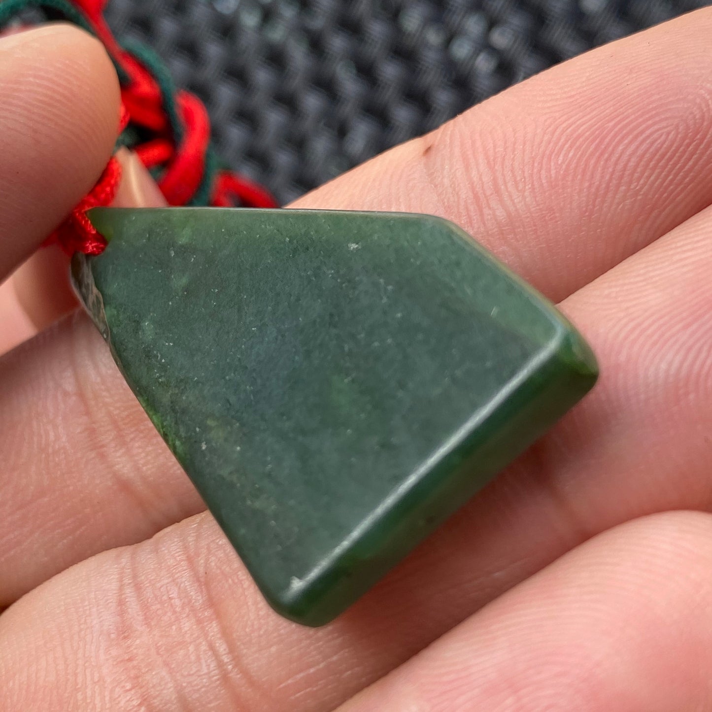 Real green nephrite Necklace Greenstone Maori Style Greenstone Canadian jade Pounamu pendnat children lady gift NZ stone