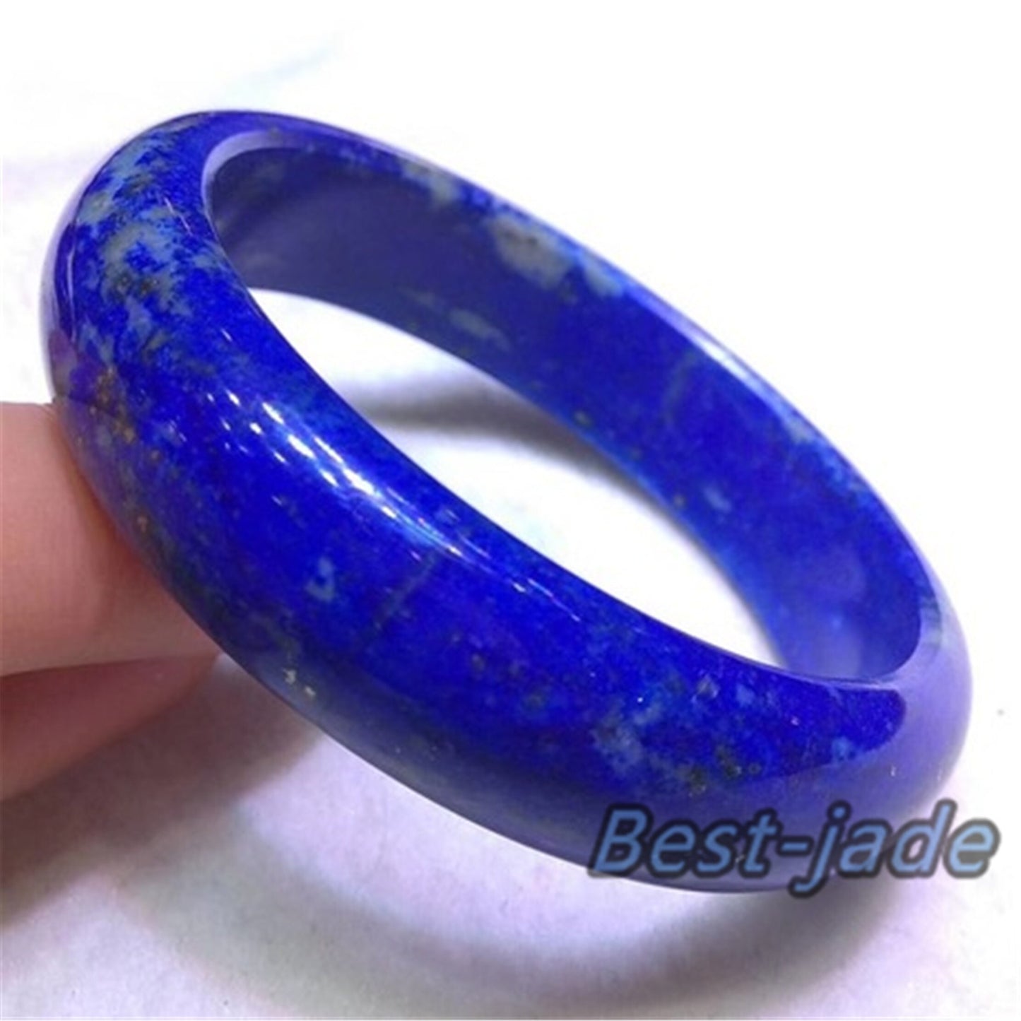 Wholesale Grade A lapis lazuli Round bangle Natural Jewelry female Bracelet  gift