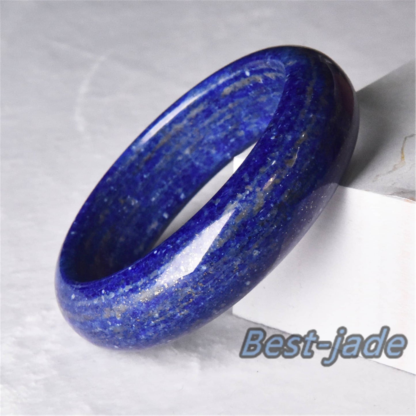 Wholesale Grade A lapis lazuli Round bangle Natural Jewelry female Bracelet  gift