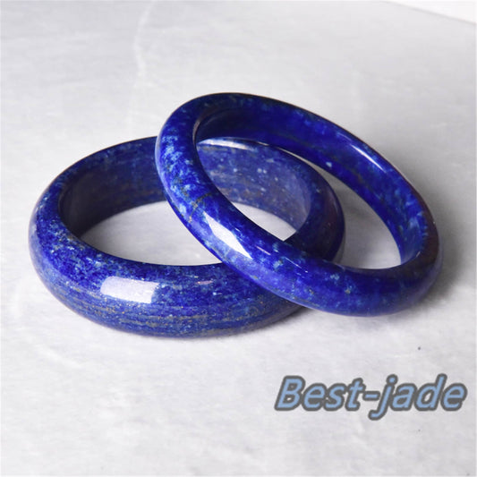 Wholesale Grade A lapis lazuli Round bangle Natural Jewelry female Bracelet  gift