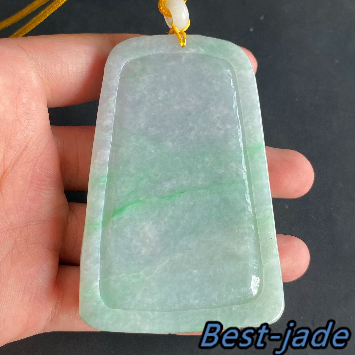 BIG Dragon Grade A jade Hand craved Natural Green Burma Jadeite man pendant necklace BEADS  ice Gemstone Green jadeit  jadéite 翡翠天然龙牌