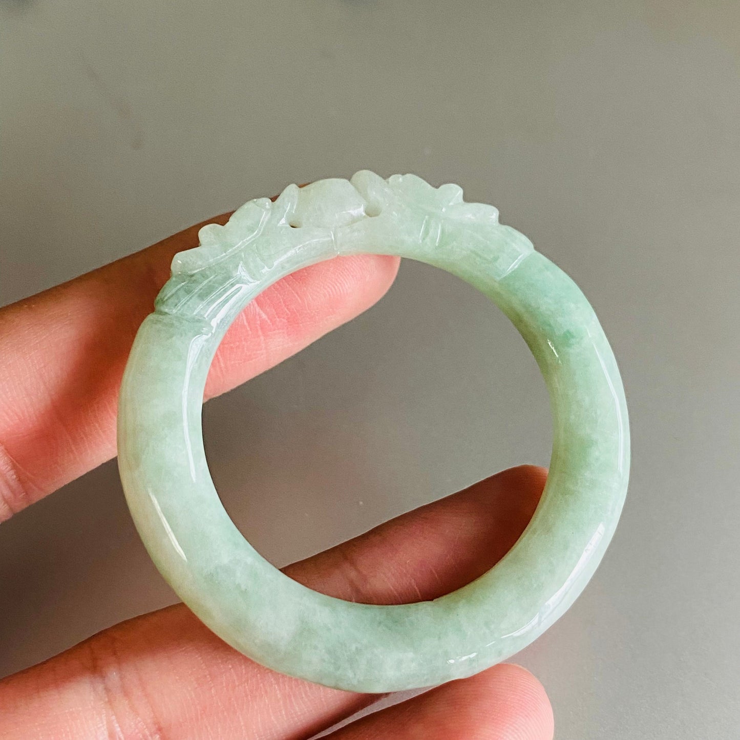 Dragon Natural Green Grade A jade ICE Round Beads baby bagnle Pendant rings Burma Myanmar Jadeite doughnut Jewelry 翡翠A货 平安扣