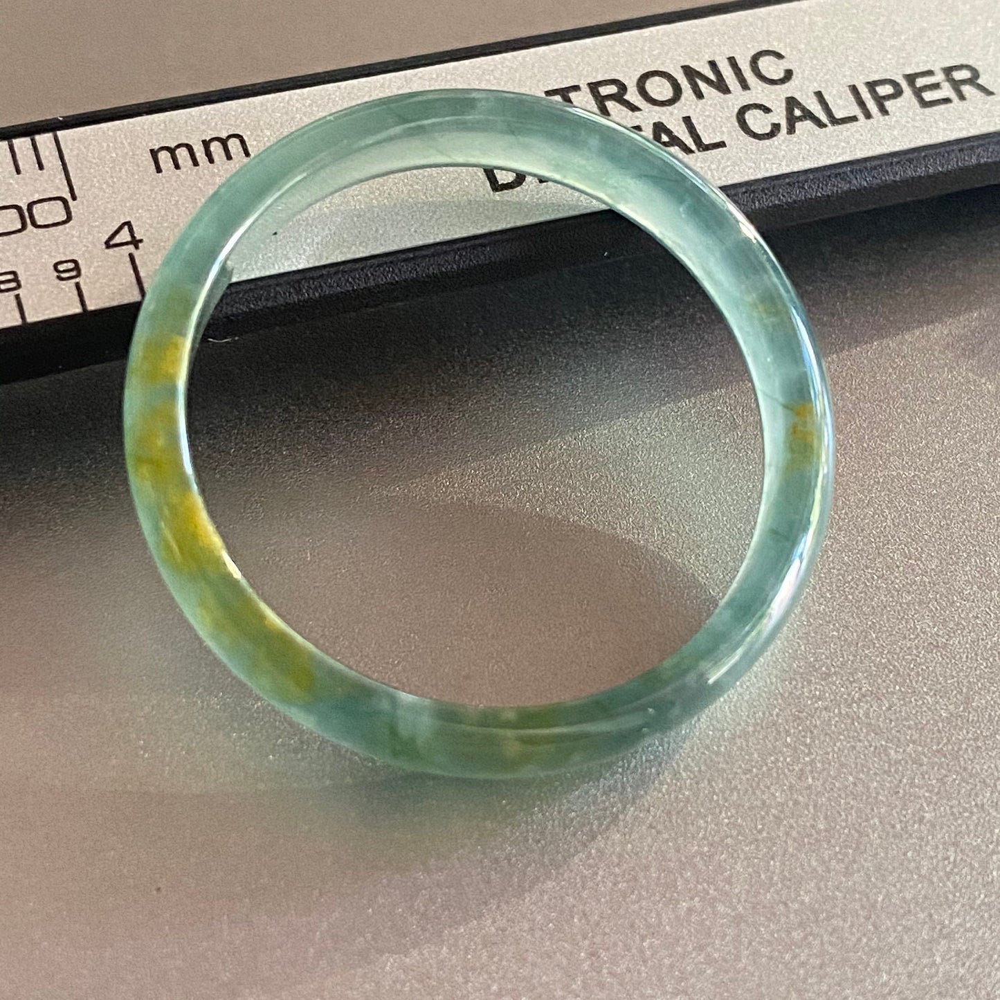 25.4mm huge Natural transparent Guatemala Jadeite wide rings Grade A Jade Blue gemstone men dragon Guatemalan jadeite ring