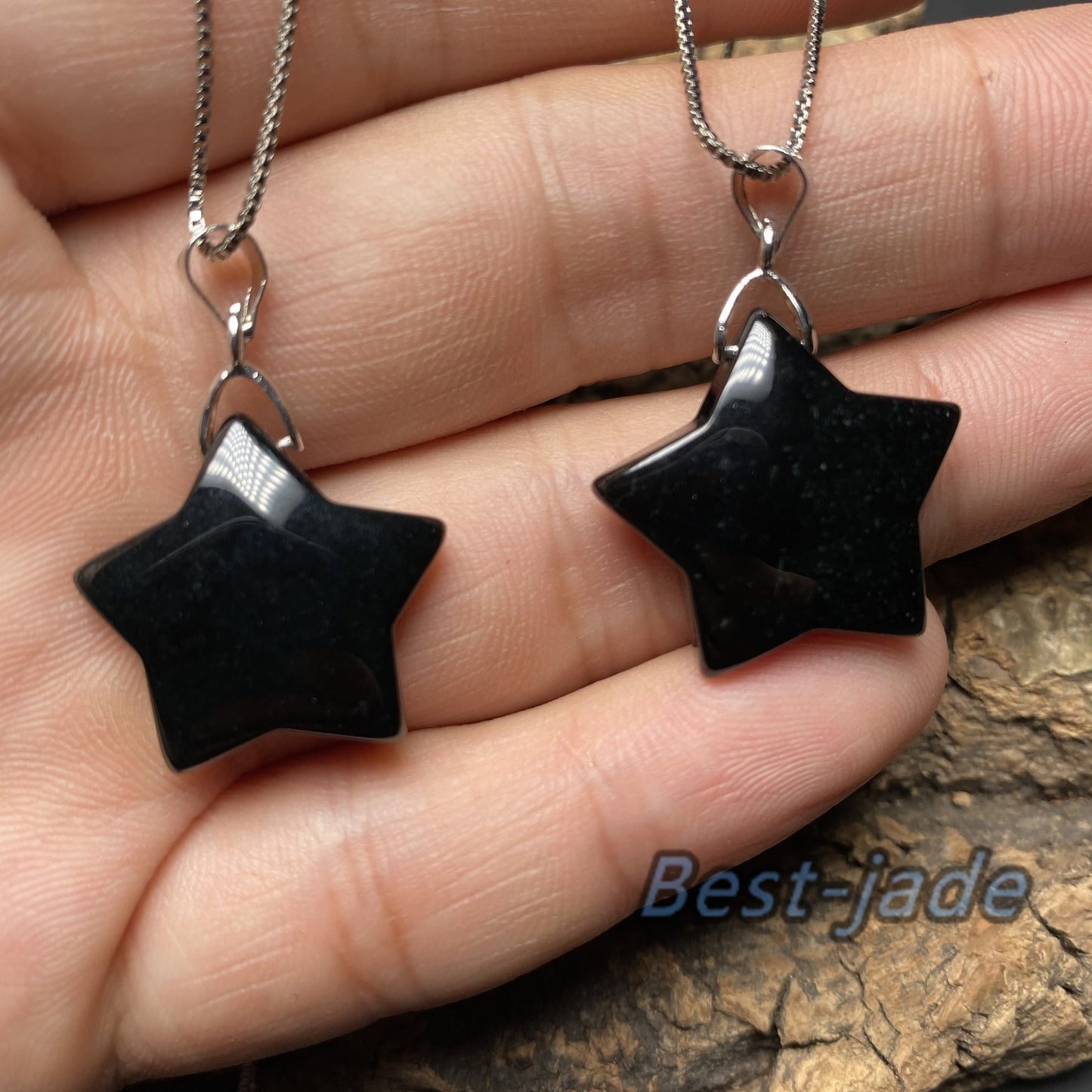 Natural Black Jadeite Heart shape jewelry with s925 sliver bail  Guatemalan jadeite Black jade Grade A jade DIY pendant kid jade gift