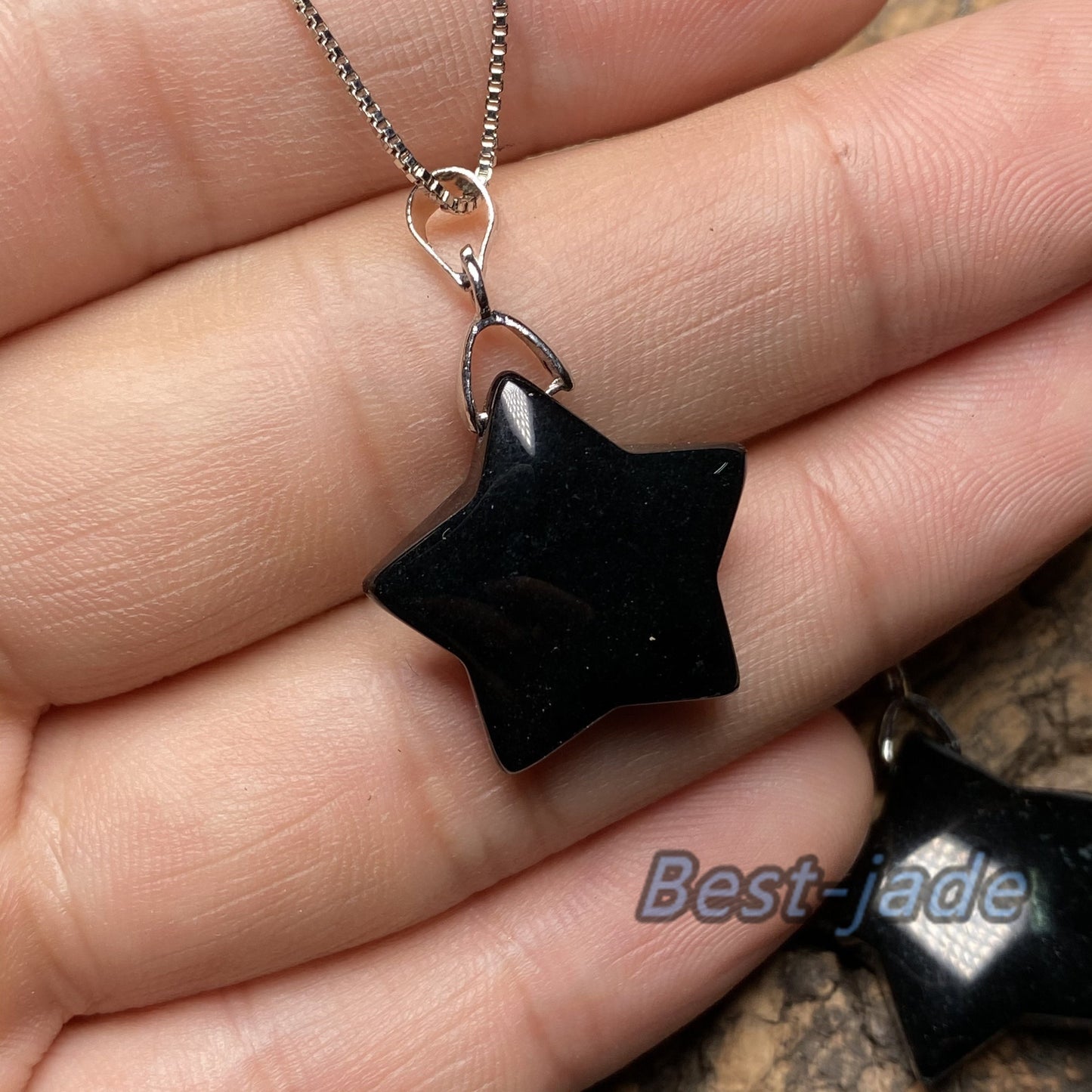 Natural Black Jadeite Heart shape jewelry with s925 sliver bail  Guatemalan jadeite Black jade Grade A jade DIY pendant kid jade gift