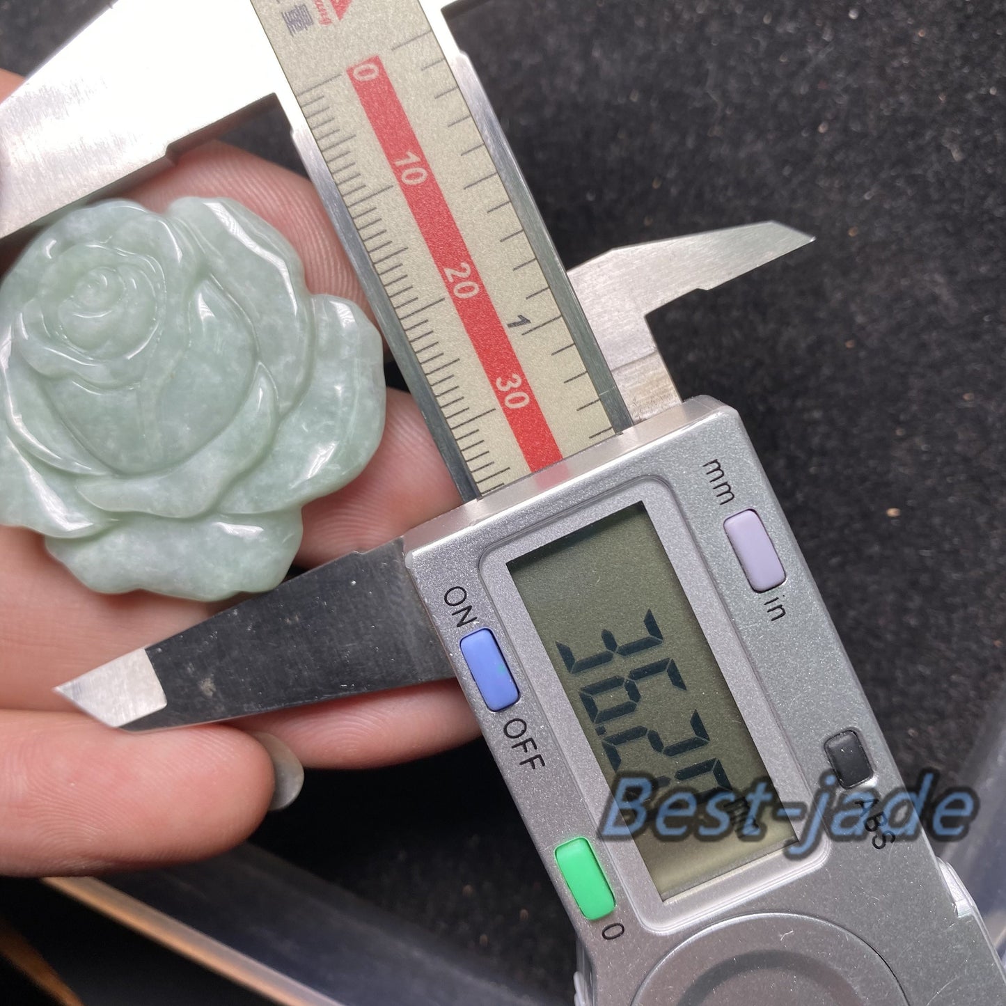 Wholesale Rose flowers Grade A Jade White Green jadeite Beads Flower pendant Type A jade Ice Myanmar Jadeite DIY necklace earrings gift