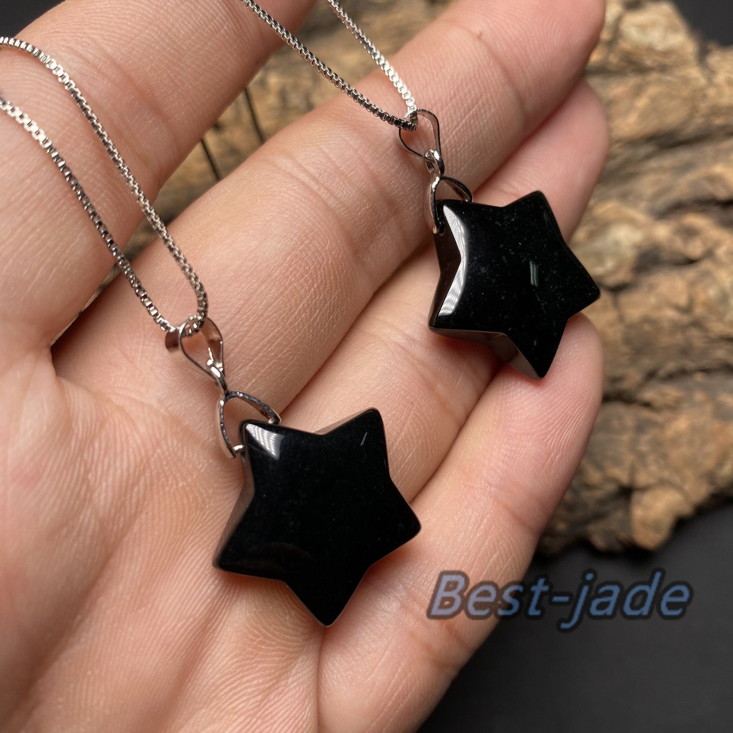 Natural Black Jadeite Heart shape jewelry with s925 sliver bail  Guatemalan jadeite Black jade Grade A jade DIY pendant kid jade gift