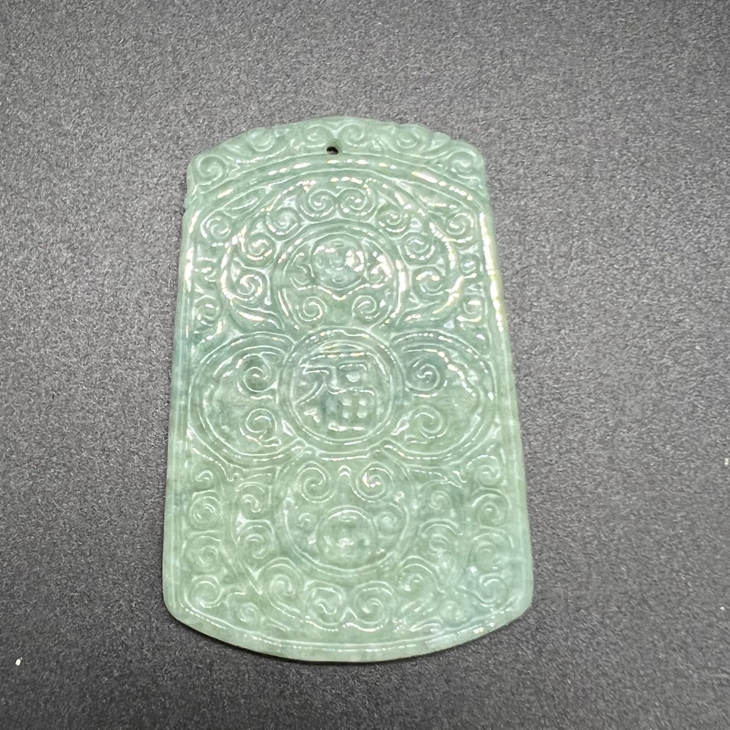 Bat Fu （福到）Natural Grade A  Jade pendant Burma Jadeite Chinese Carved ,Myanmar necklace