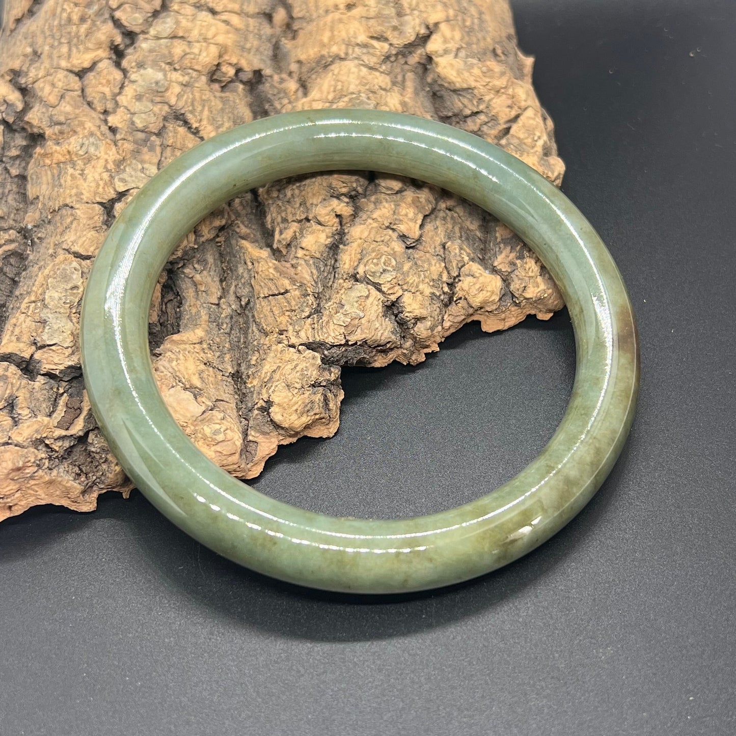 Huge 77mm Grade A Jade Natural green yellow Big Round bangle Burma jadeite Lady Bracelet Type A stone small hand female bangle  翡翠飘花手镯