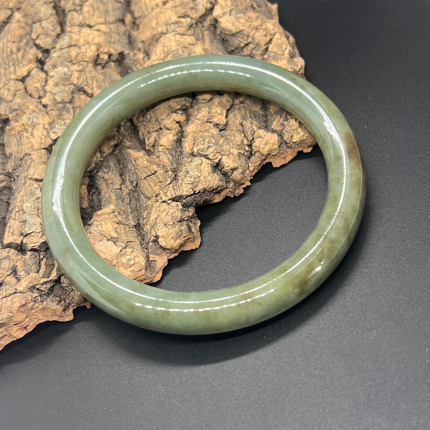 Huge 77mm Grade A Jade Natural green yellow Big Round bangle Burma jadeite Lady Bracelet Type A stone small hand female bangle  翡翠飘花手镯