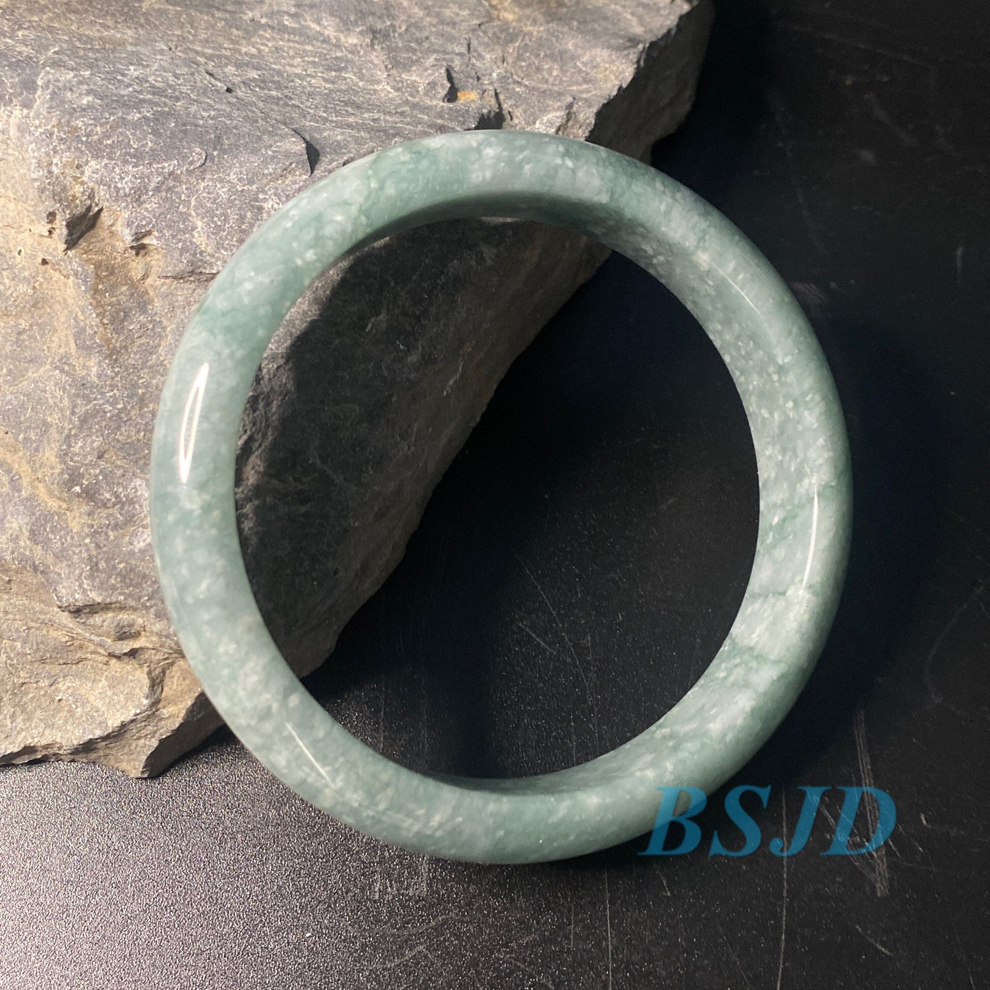 63.8mm Grade A Jade Natural green purple Round bangle lavender Myanmar jadeite Lady Bracelet Type A stone small hand female Jewelry Gift