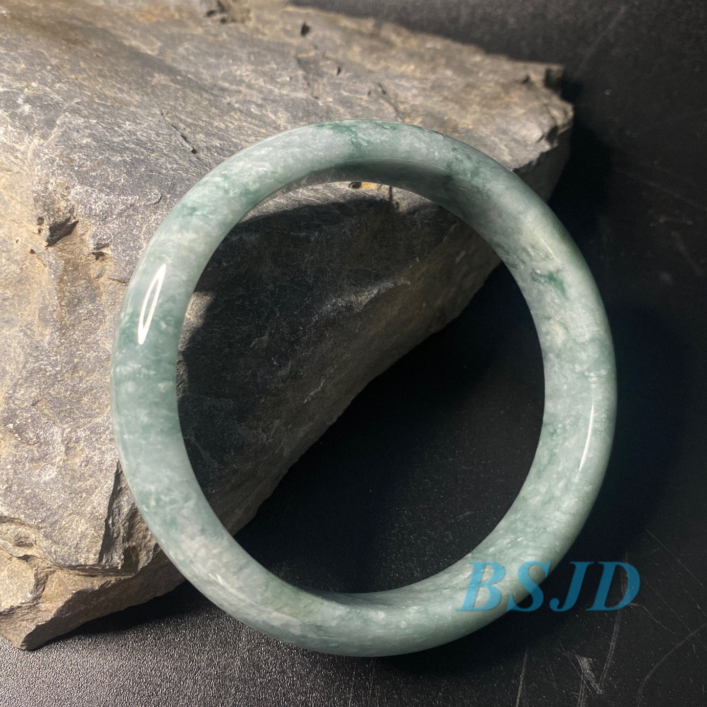 63mm Grade A Jade Natural green purple Round bangle lavender Myanmar jadeite Lady Bracelet Type A stone small hand female Jewelry Gift