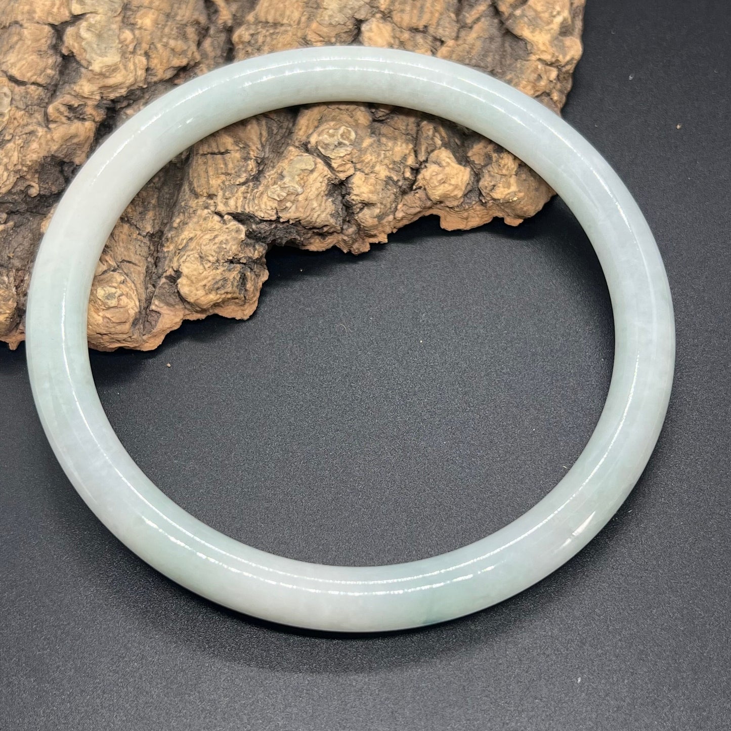 Huge 83mm Grade A Jade Natural green Big Round bangle Burma jadeite Lady Bracelet Type A stone small hand female bangle  翡翠飘花手镯