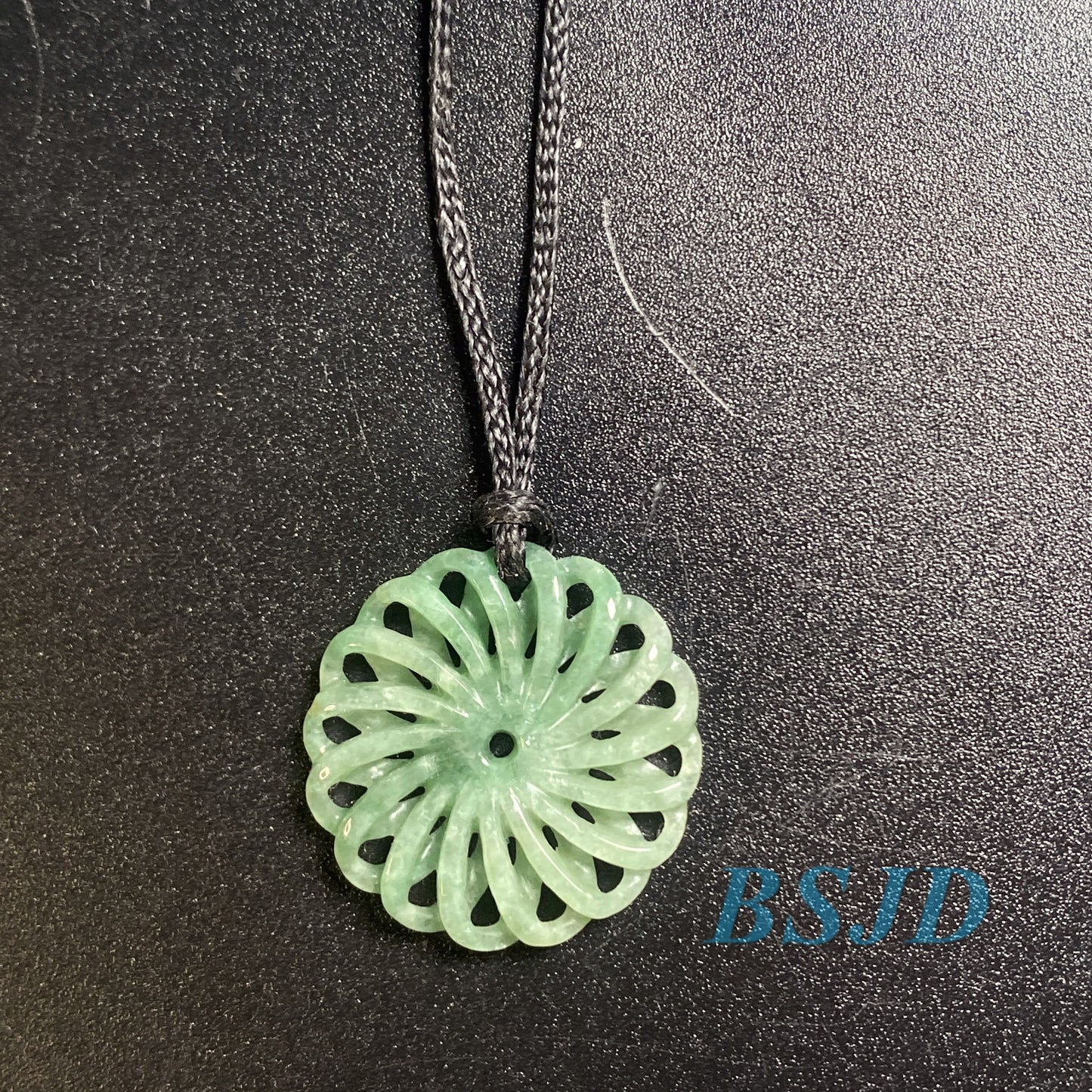 Wholesale Grade A Jade Green jadeite Beads Flower pendant Type A jade Ice Myanmar Jadeite DIY necklace earrings