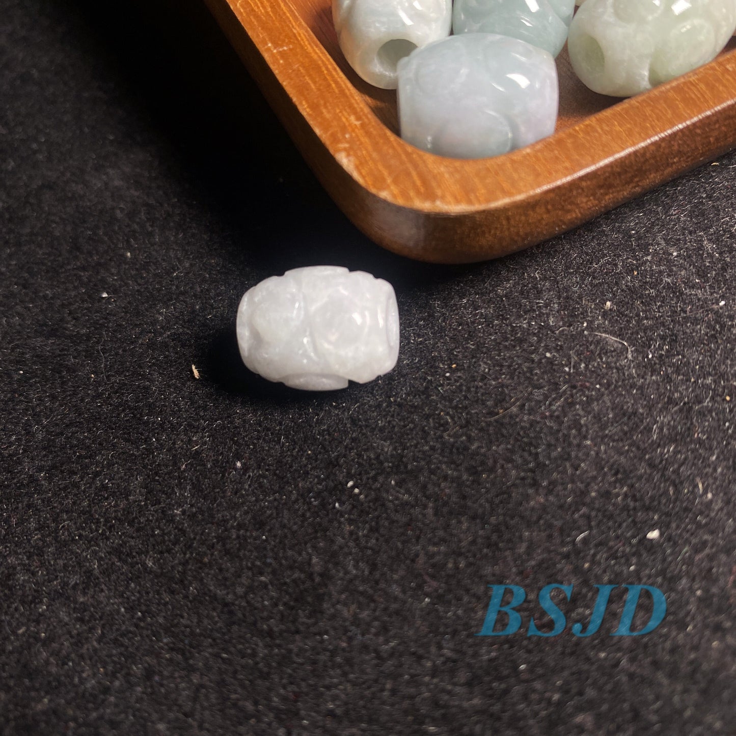 Wholesale Grade A Jade barrel Beads Perle  Green Myanmar Jadeite Burma type A jade DIY pendant necklace earrings 翡翠A货