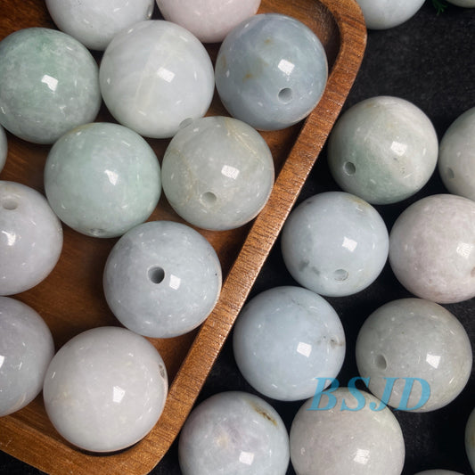 20mm Natural Grade A Jade Burma Jadeite Roundness Beads Ball GREEN jade DIY jewelry jade necklace round loose bead jade earrings