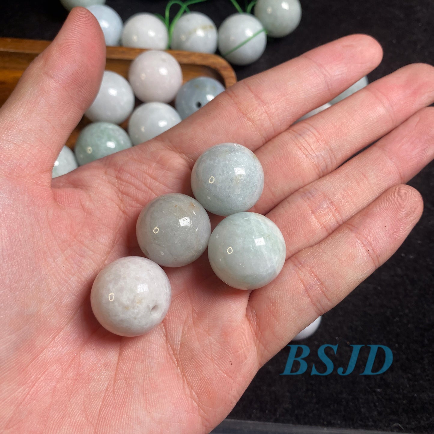 20mm Natural Grade A Jade Burma Jadeite Roundness Beads Ball GREEN jade DIY jewelry jade necklace round loose bead jade earrings