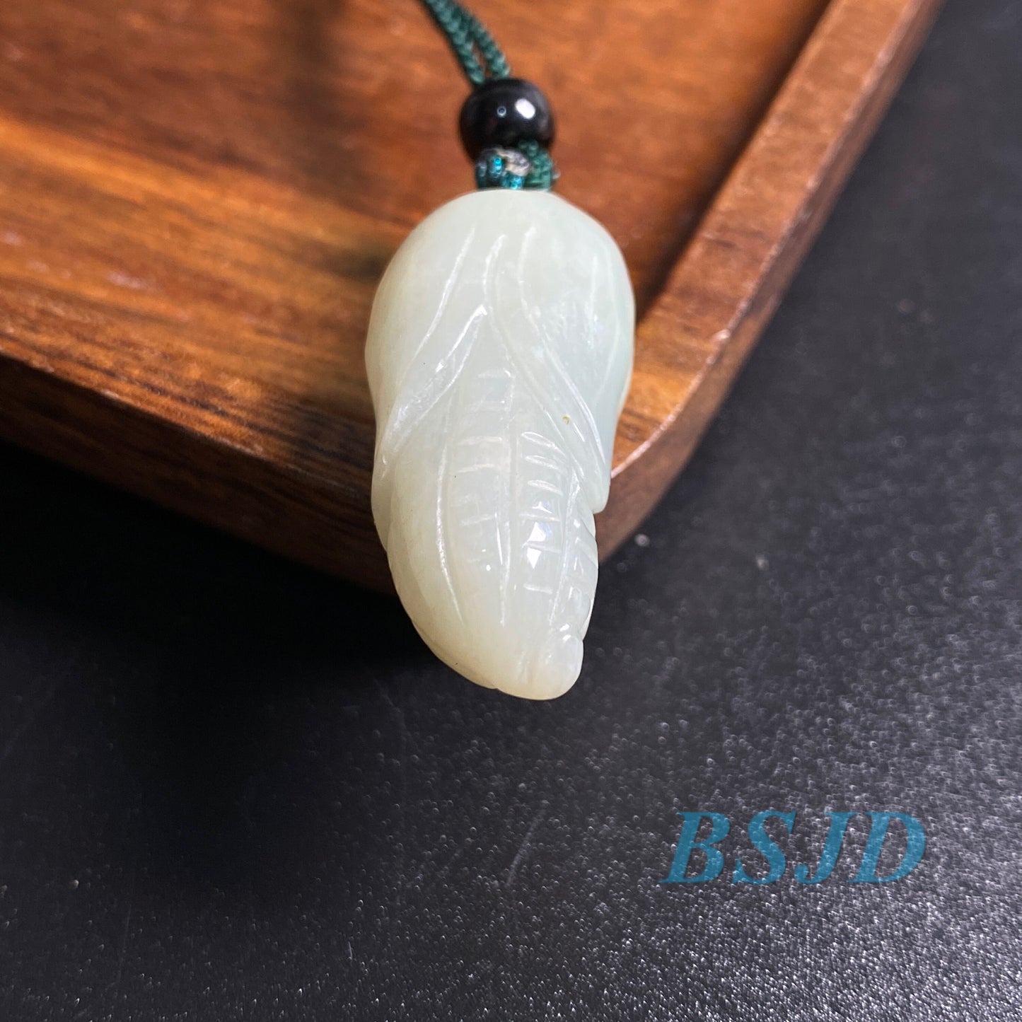 Wunschmais Anhänger Natur Grün Grade A Jade Eis Jadeit Burma Jade DIY Perle handgeschnitzt Geschenk Myanmar Jadeit