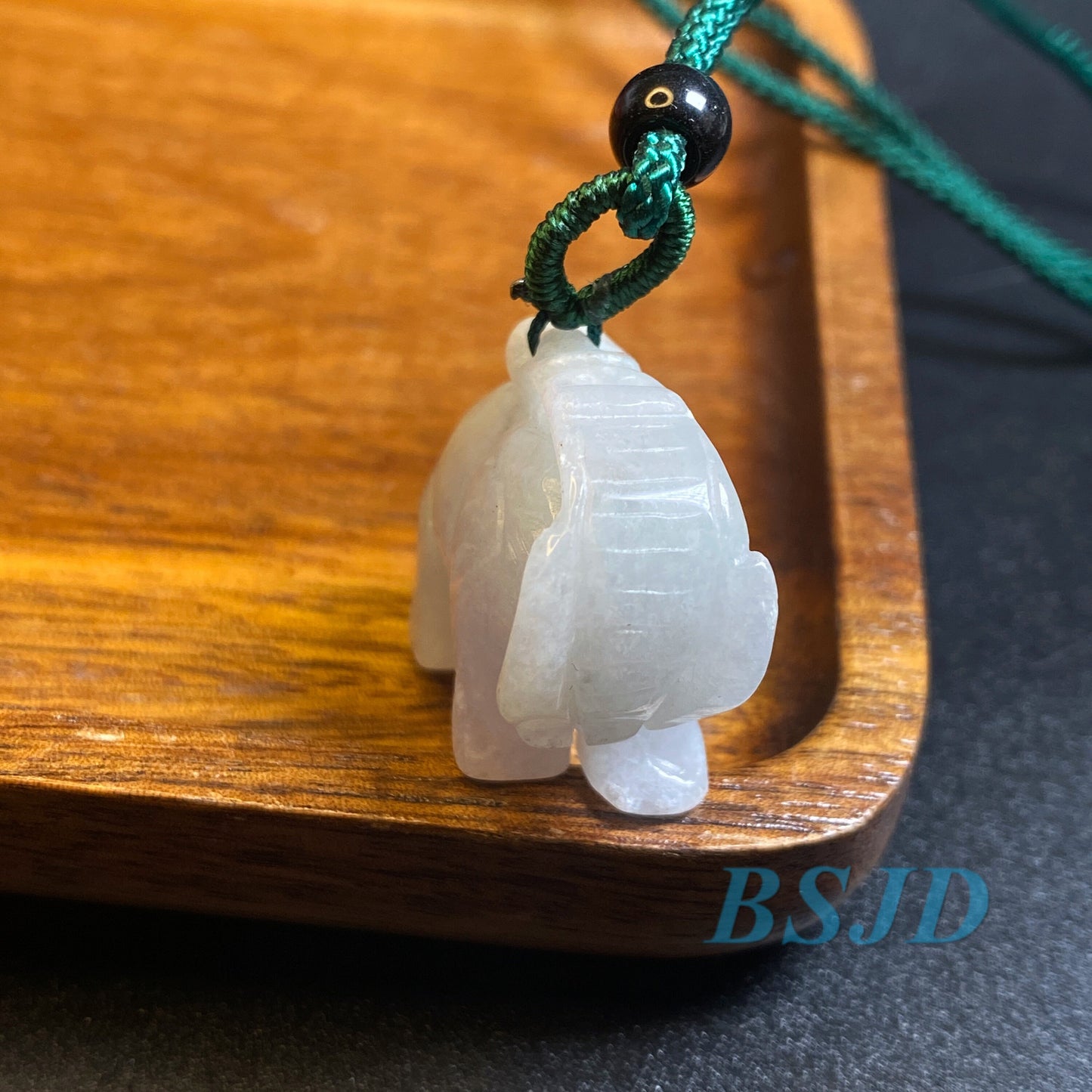 elephant Natural Green Grade A Jade ICE Burma Jadeite Chinese Carved ,Myanmar jade Pendant DIY necklace  Statue