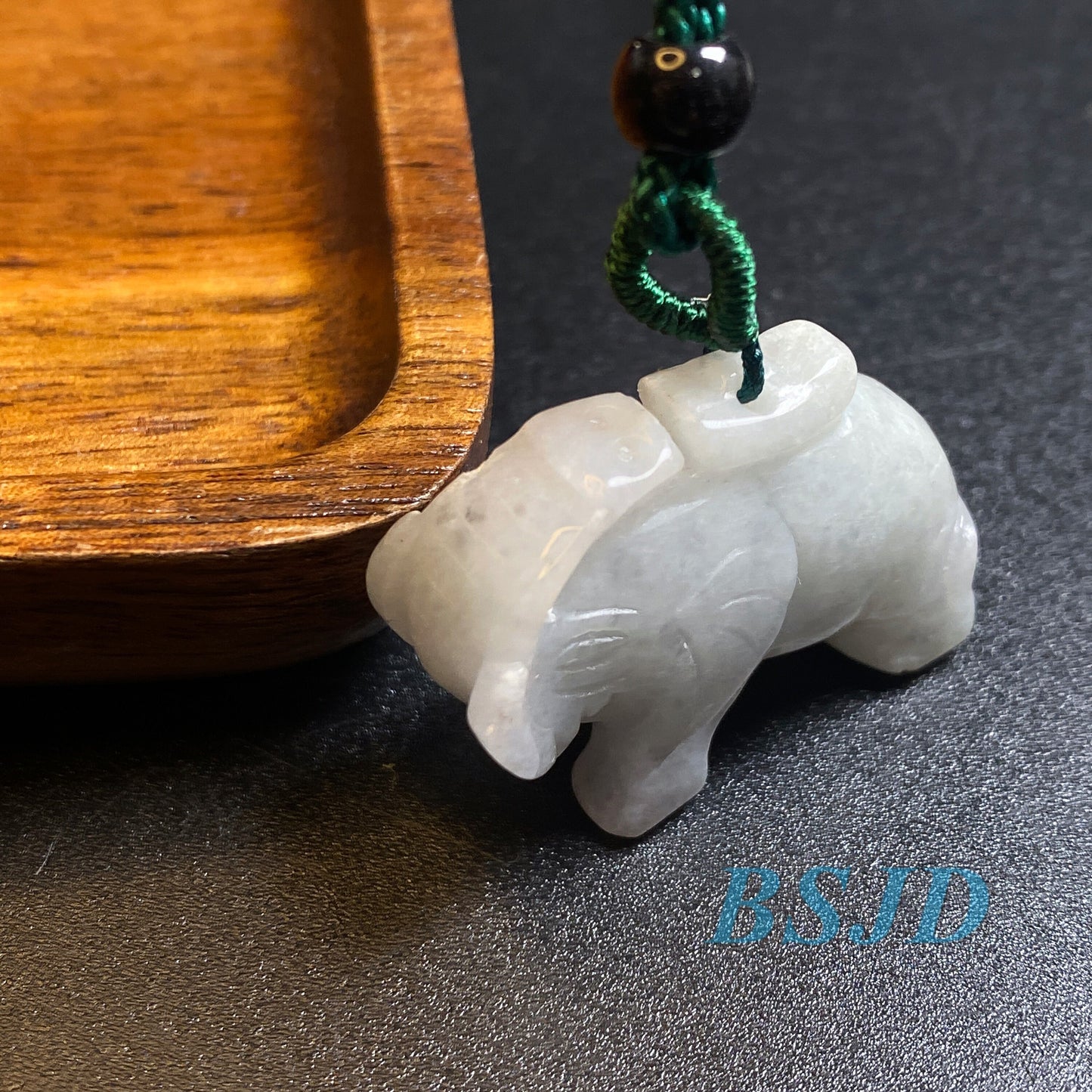 elephant Natural Green Grade A Jade ICE Burma Jadeite Chinese Carved ,Myanmar jade Pendant DIY necklace  Statue