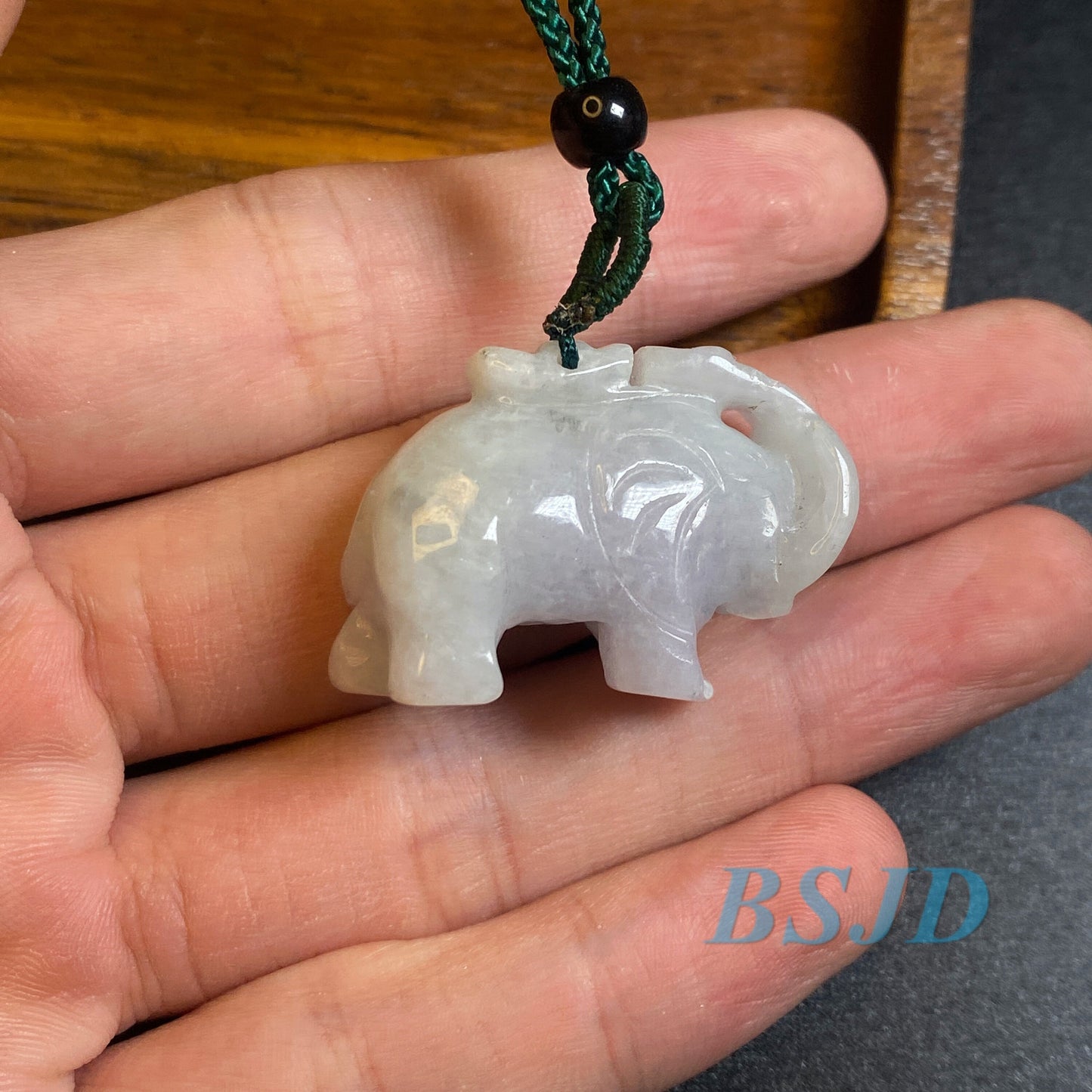 elephant Natural Green Grade A Jade ICE Burma Jadeite Chinese Carved ,Myanmar jade Pendant DIY necklace  Statue