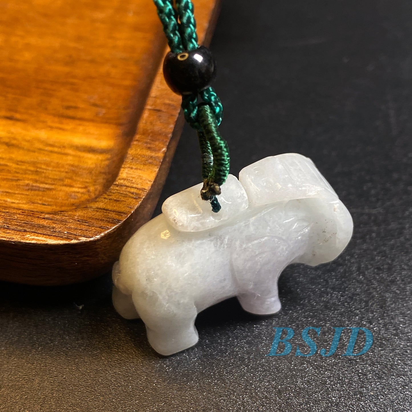 elephant Natural Green Grade A Jade ICE Burma Jadeite Chinese Carved ,Myanmar jade Pendant DIY necklace  Statue