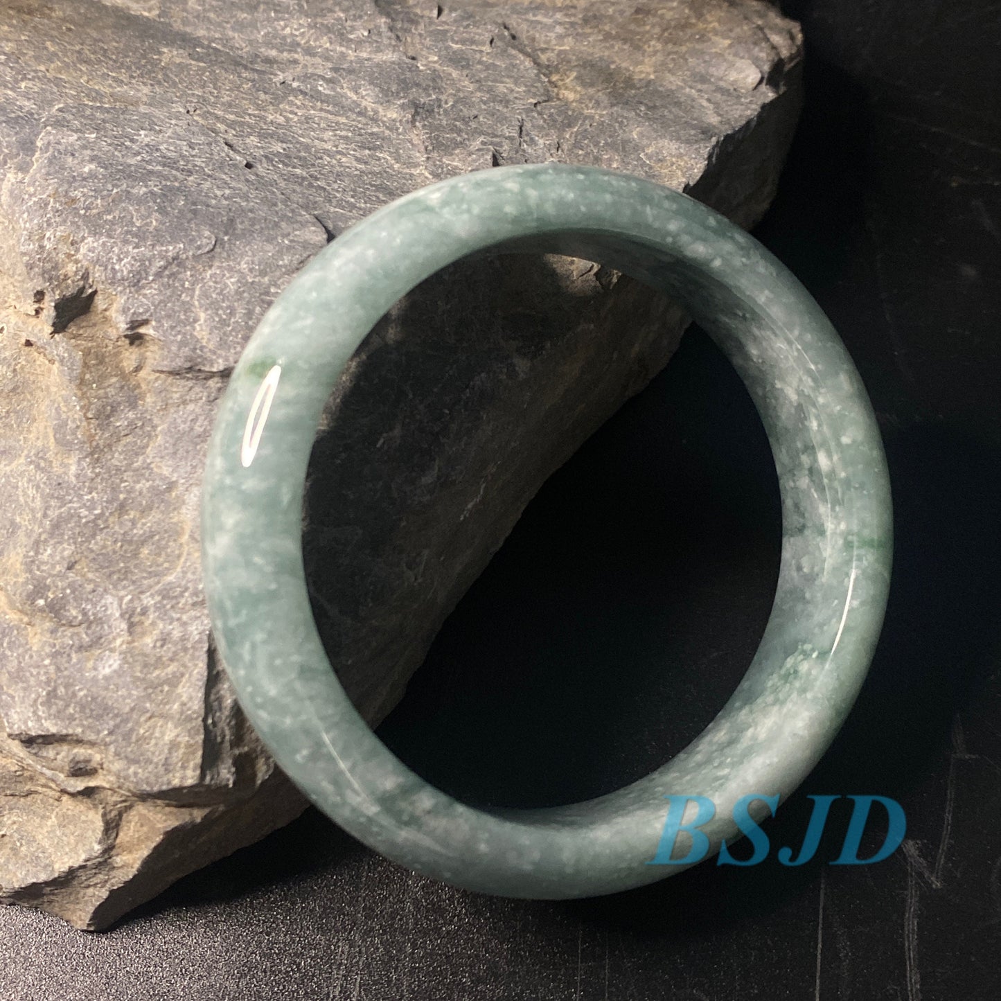 57mm Grade A Jade Natur grün lila Runder Armreif Lavendel Myanmar Jadeit Damenarmband Typ A Stein kleine Hand weiblich Schmuck Geschenk