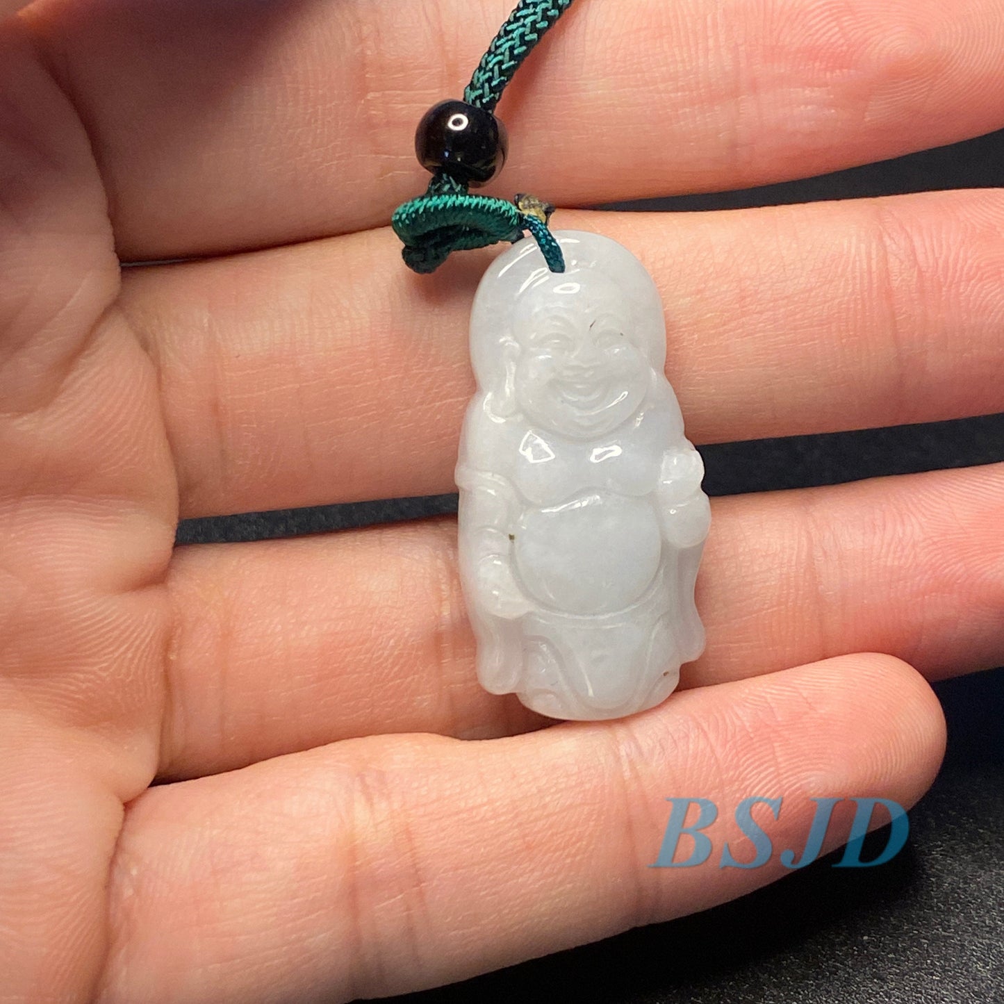 1Set 8 Patron saint Natural Grade A Jade Burma Jadeite Handmade DIY gemstone Jewelry jade  pendant