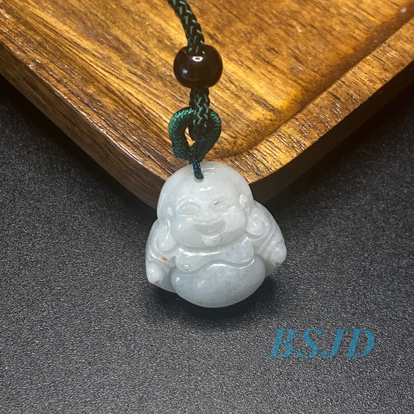 30PCS Buddha Natural Grade A Jade green Jadeite Chinese Carved Myanmar jade Pendant necklace kid DIY earrings jade jewelry gift