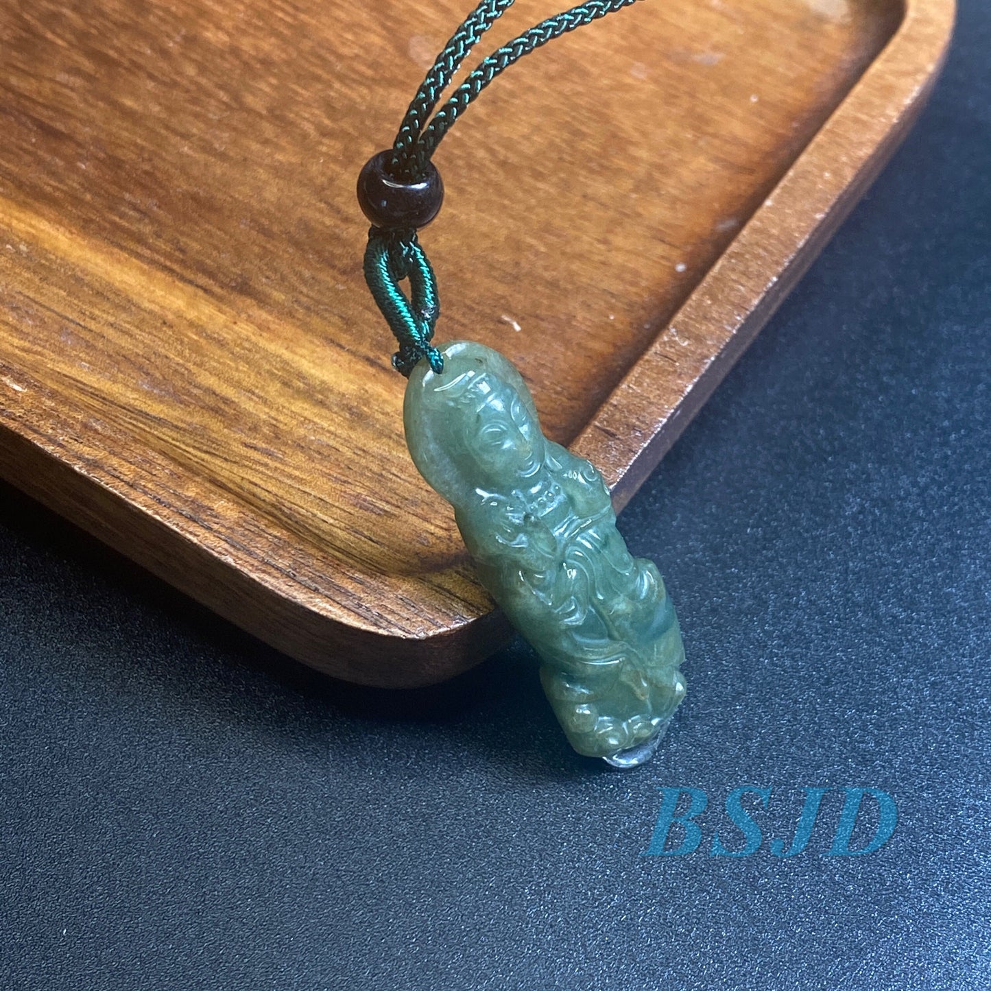 Natural Gray Grade A jadeite Guanyin Pendant Natural Green Jade ICE Burma Jadeite Beads Baby Buddha pendant