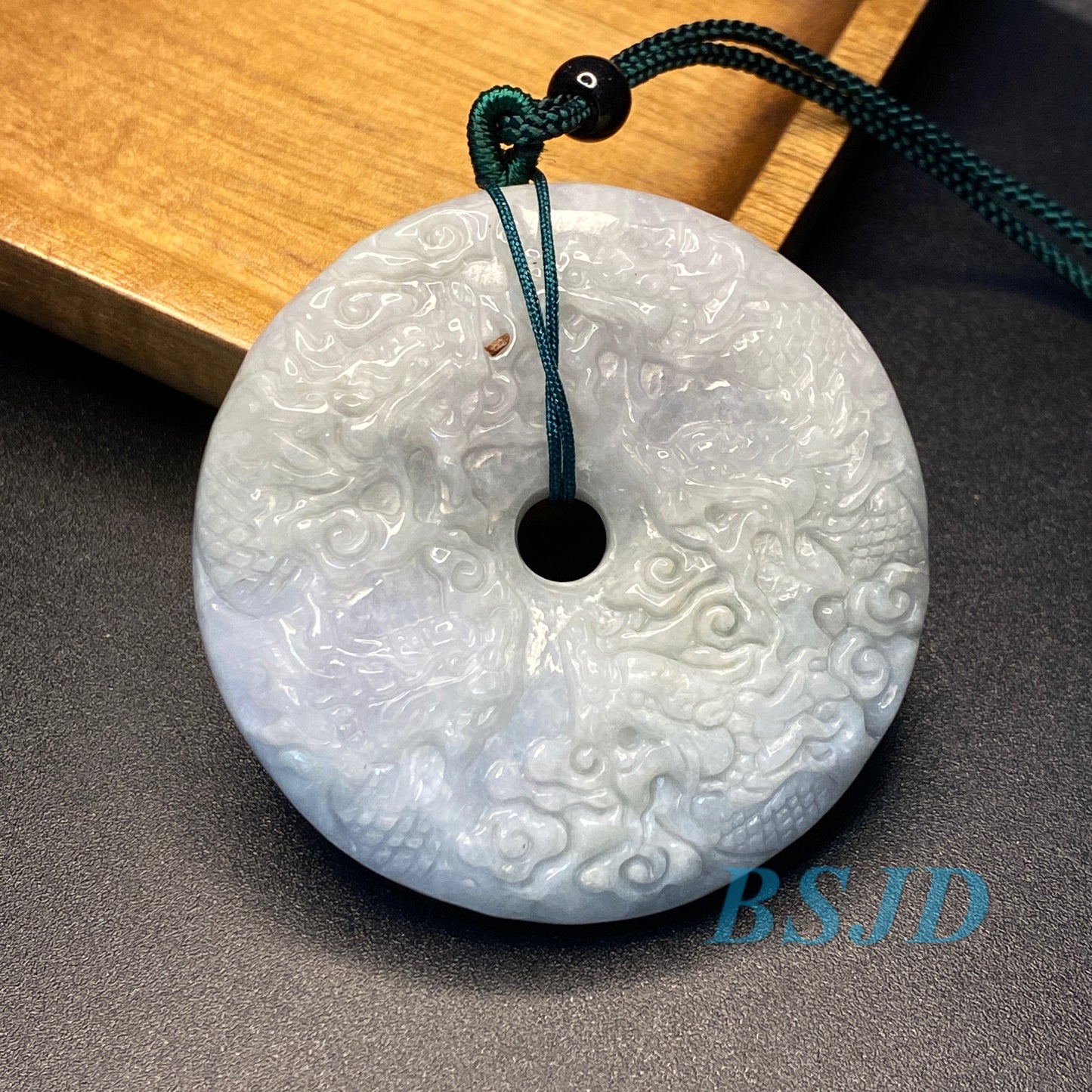 Vintage 9 Dragons Play Ball 九龙戏珠 Grade A jade Green Jade ICE Burma Jadeite ,birthday gift men's Pendant