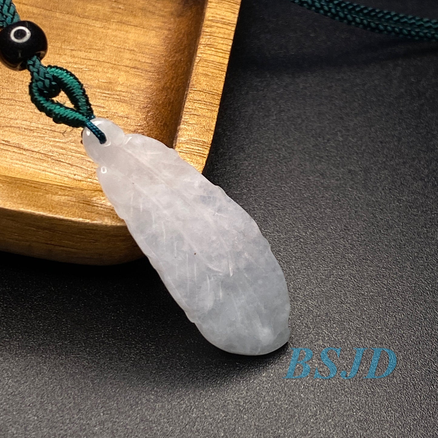 Wholesale Grade A Jade Burma jadeite Beads feather bead Type A jade Ice Myanmar Jadeite plumage pendant  DIY necklace earrings