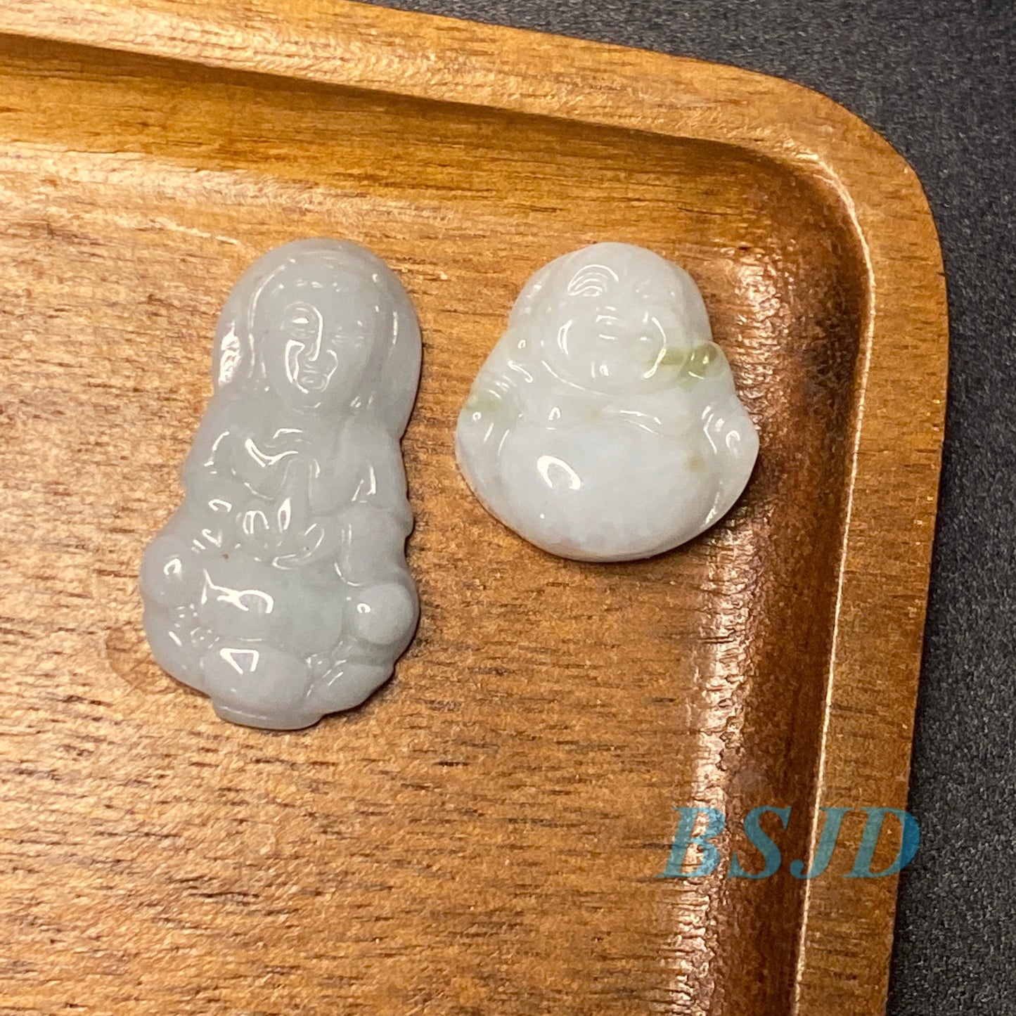 30PCS Guanyin Buddha Natural Grade A Jade green Jadeite Chinese Carved Myanmar jade Pendant necklace kid DIY earrings jade jewelry gift