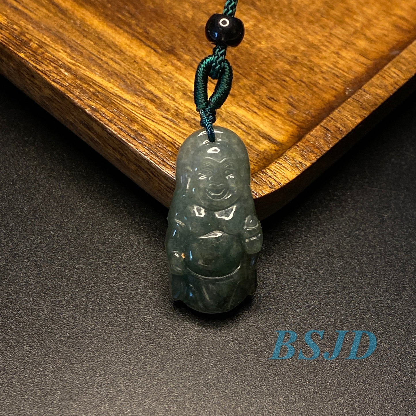 30PCS Wholesale Jadeite Buddha Pendant Natural Gray green Grade A Jade Burma Jadeite Myanmar Beads Buddhism Religious Jewelry gift