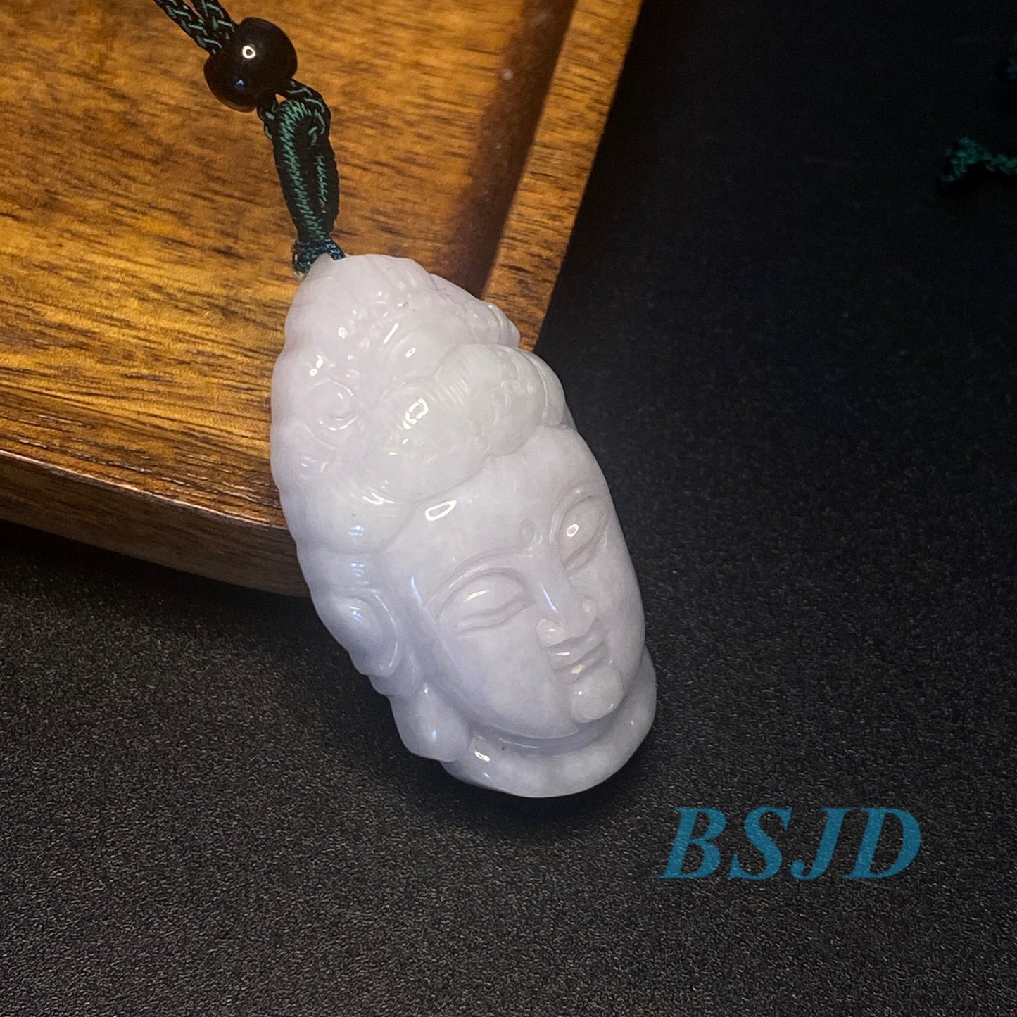 Wholesale KWAN YIN Guanyin Head Natural Grade A  Jade ICE Jadeite Myanmar Jadeite Pendant necklace Statue jewelry jade gift