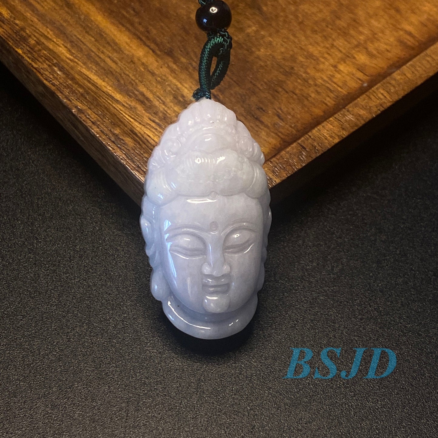 Wholesale KWAN YIN Guanyin Head Natural Grade A  Jade ICE Jadeite Myanmar Jadeite Pendant necklace Statue jewelry jade gift