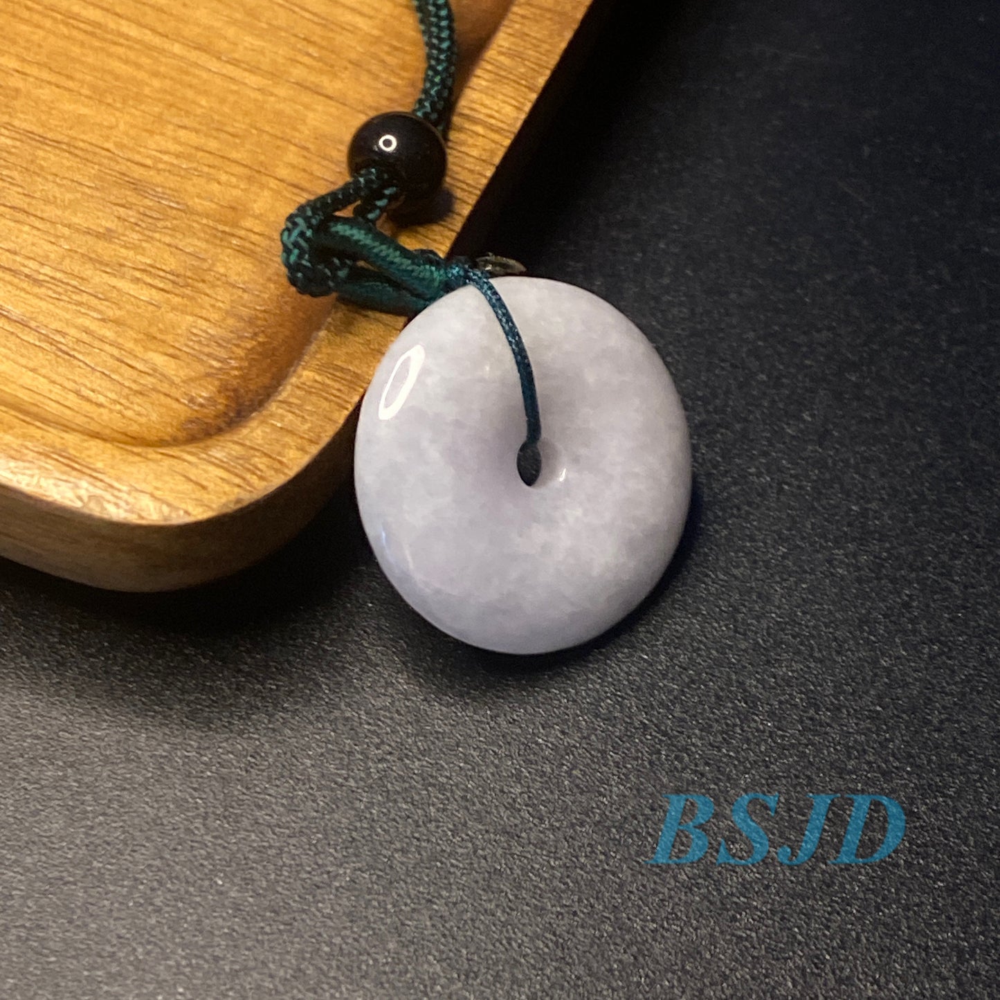 Lucky Donut jade pendant Natural Grade A jade Green Jade ICE Burma Jadeite Flat Roundness Bead Donut Doughnut Myanmar type A stone gift