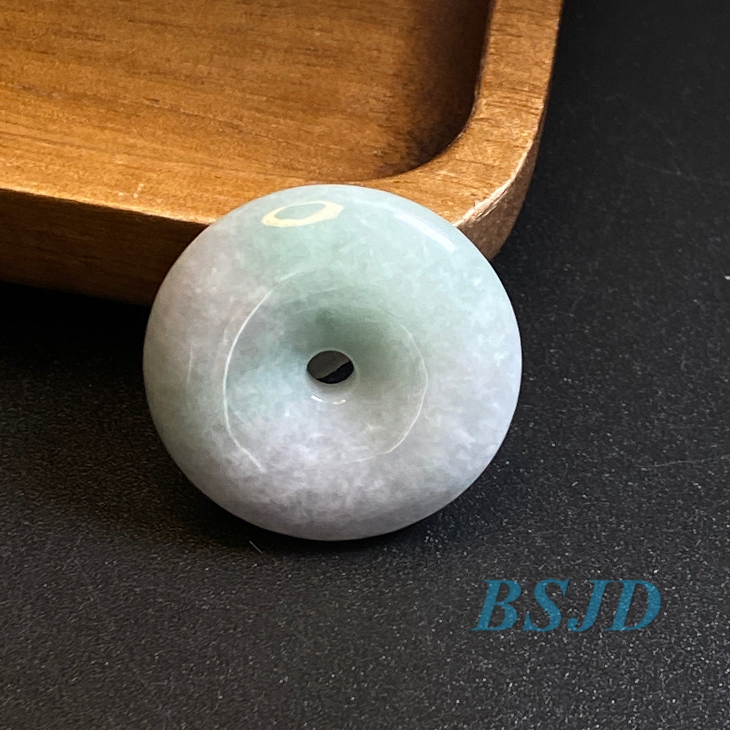 10 Stück Grade A Jade Lucky Disc Donut Anhänger natürliche grüne Jade ICE Burma Jadeit flache Rundheit Perlen Donut Ohrringe Tropfen Geschenk Anhänger