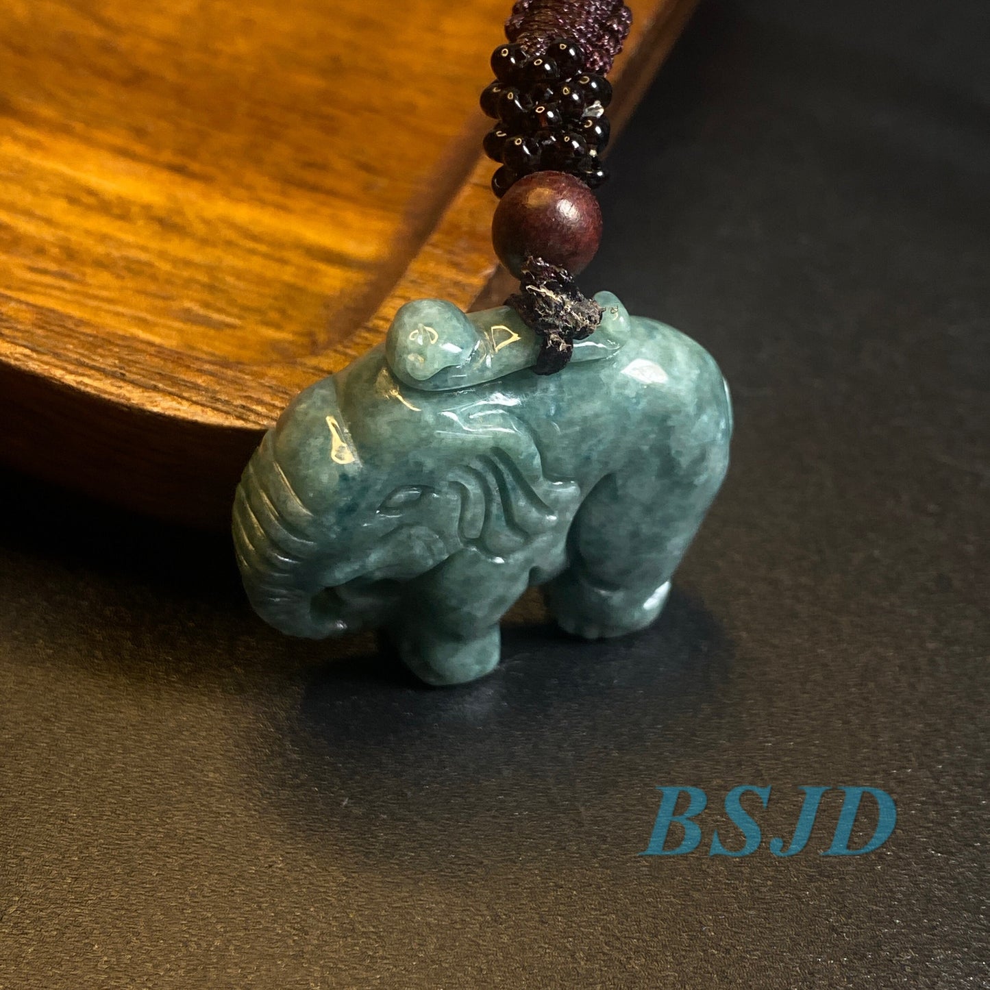 elephant Natural Green Grade A Jade ICE Burma Jadeite Chinese Carved ,Myanmar jade Pendant DIY necklace  Statue