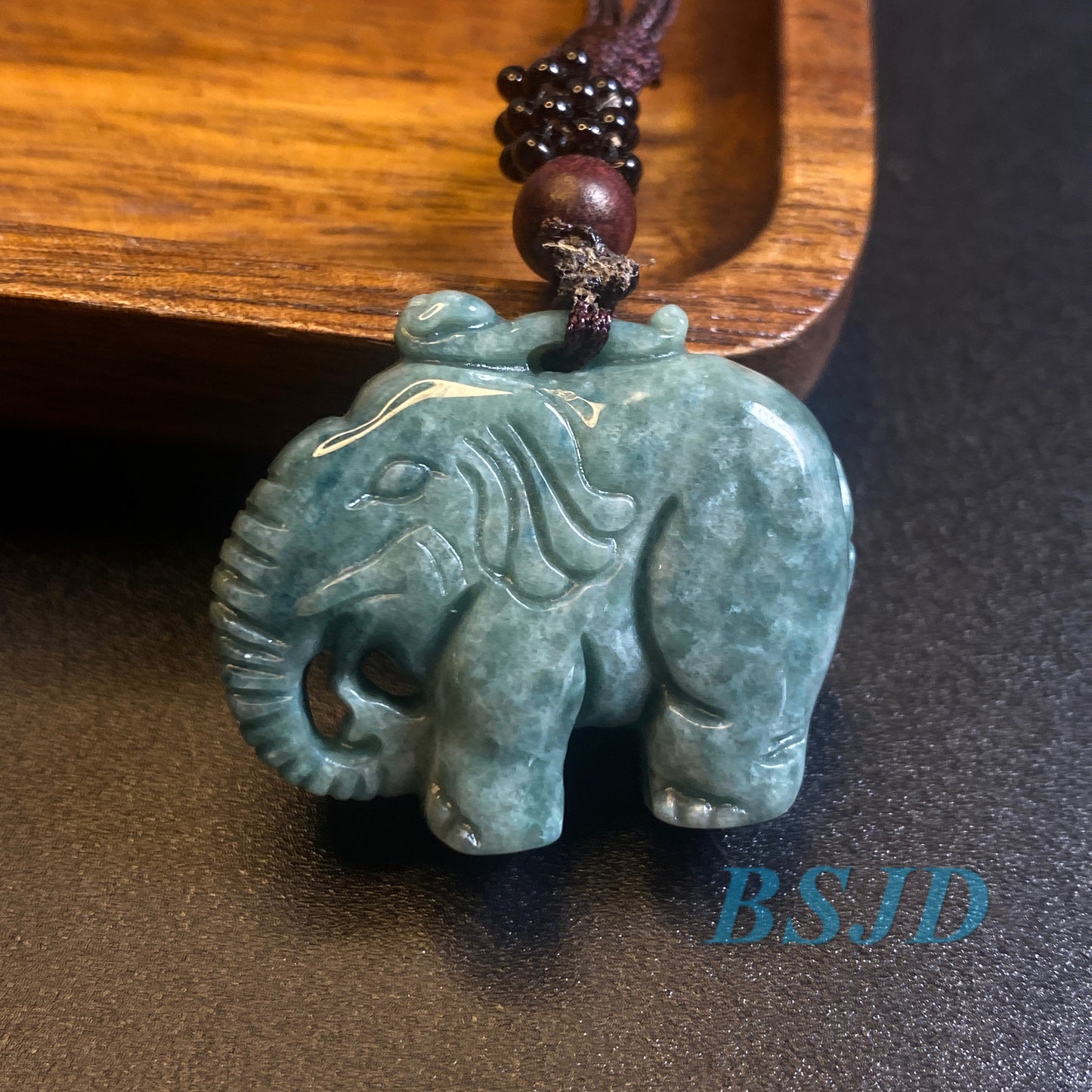 elephant Natural Green Grade A Jade ICE Burma Jadeite Chinese Carved ,Myanmar jade Pendant DIY necklace  Statue