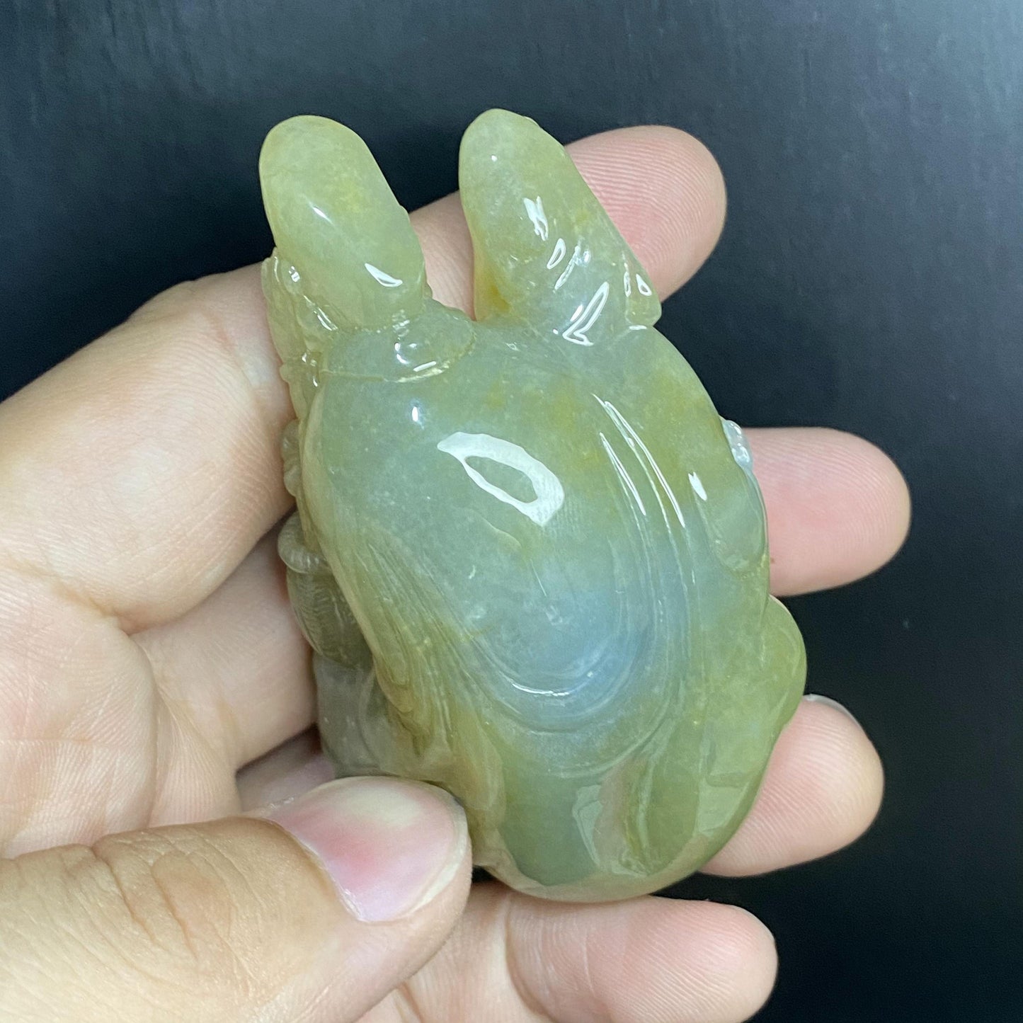 Journey to the West Transparent Jadeite stone Natural Grade A Jade ICE Jadeite Myanmar jade hang 西游记孙悟空观音菩萨取西经