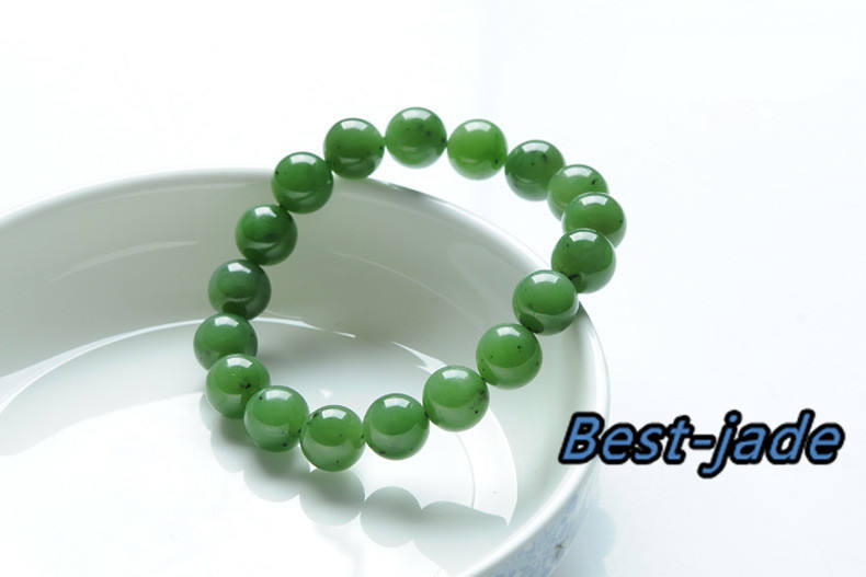 7-20mm beads Nephrite Certificated Top Grade A  BC Green Jade Beads Strand Bracelet Pounamu Nephrite NZ Jade Russian jasper