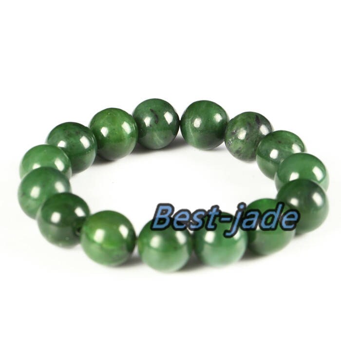 7-20mm beads Nephrite Certificated Top Grade A  BC Green Jade Beads Strand Bracelet Pounamu Nephrite NZ Jade Russian jasper