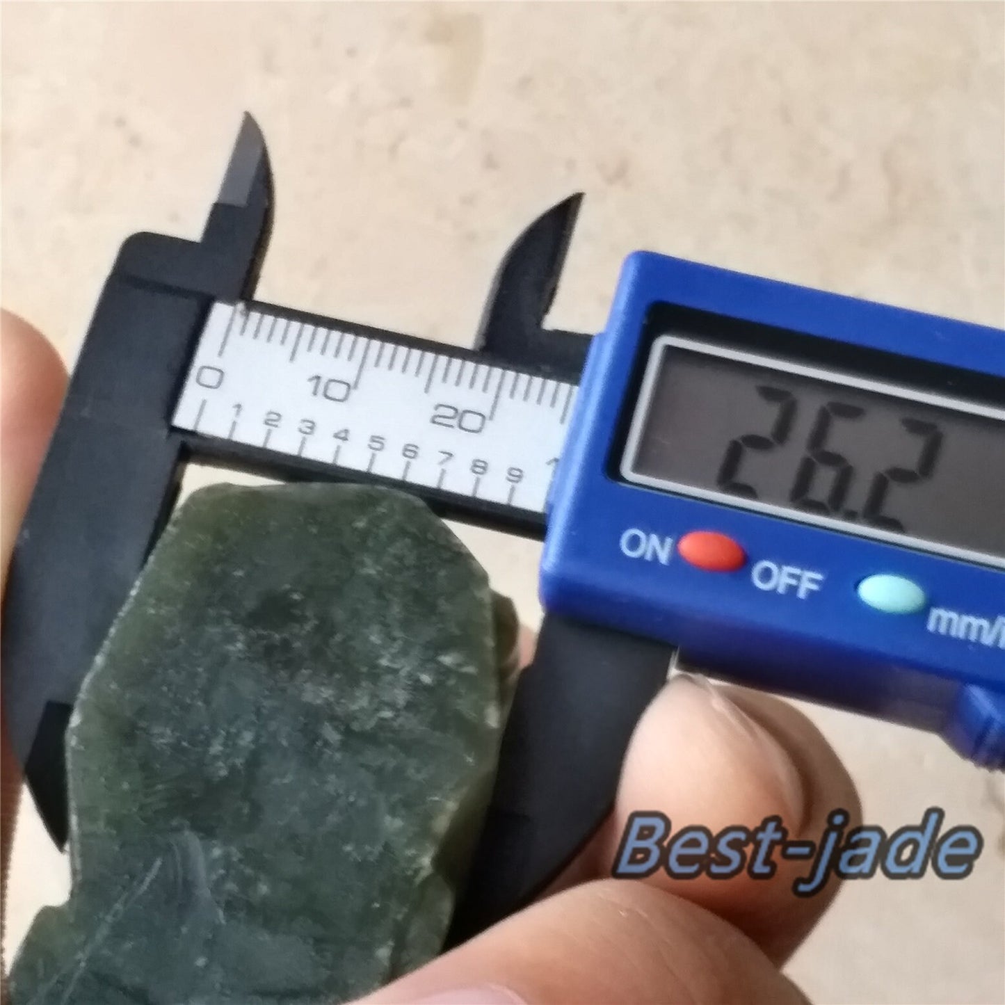 Horse Decoration Nephrite jasper handmade no polishing jade