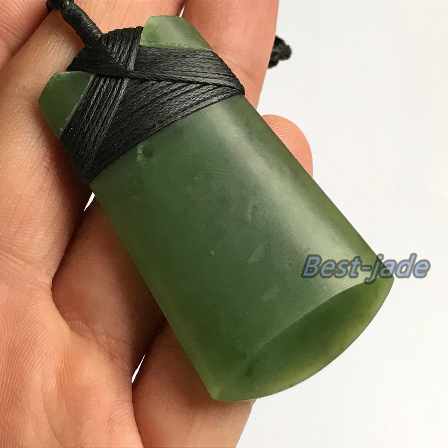 Axe Natural Green Nephrite Jade Pendant NEW ZEALAND Maori Style Greenstone Pounamu Canadian jasper Koru Aquaman Necklace