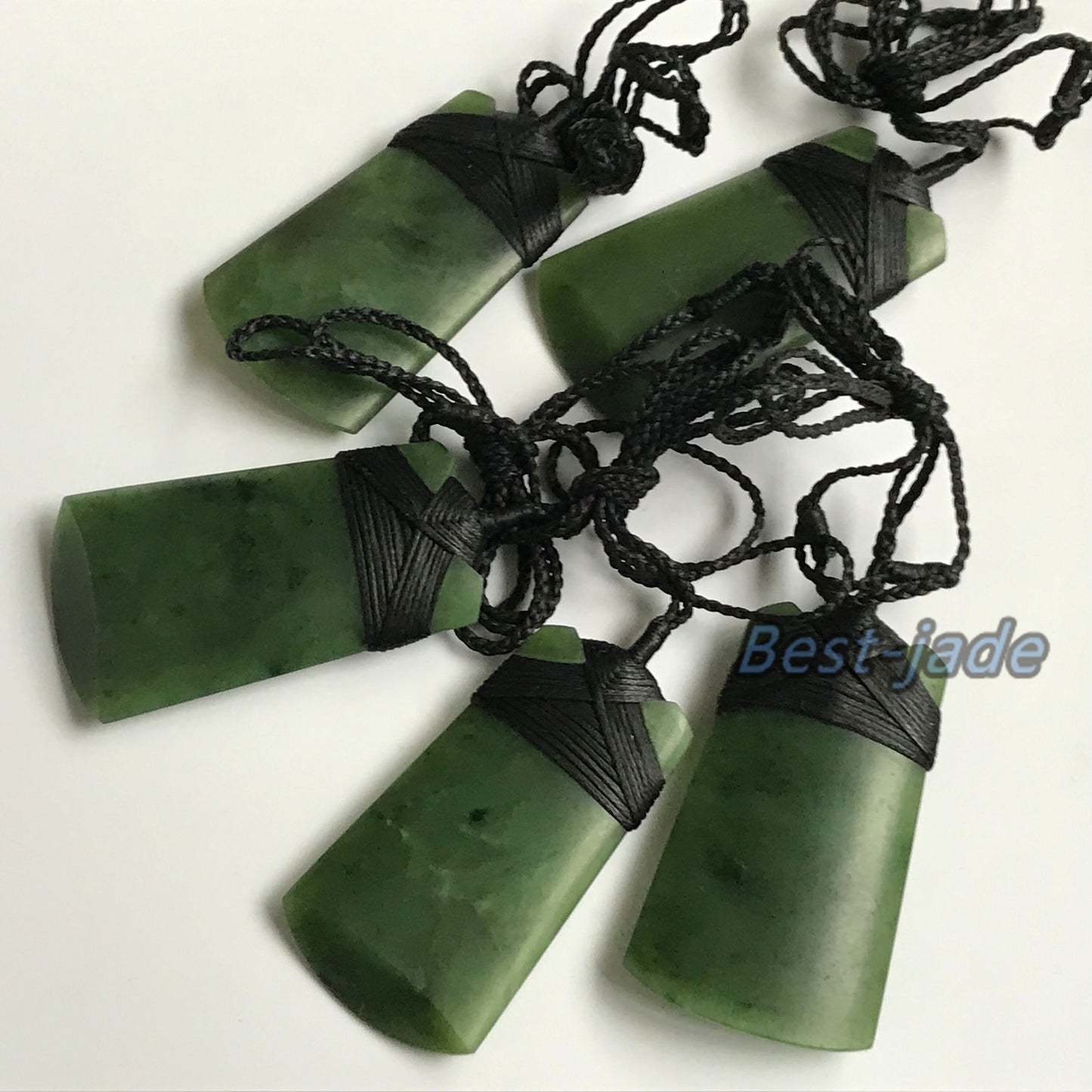 Axe Natural Green Nephrite Jade Pendant NEW ZEALAND Maori Style Greenstone Pounamu Canadian jasper Koru Aquaman Necklace