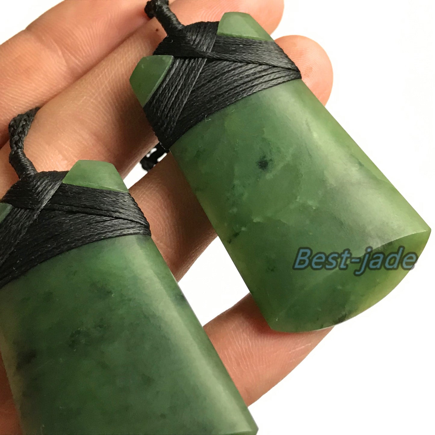 Axe Natural Green Nephrite Jade Pendant NEW ZEALAND Maori Style Greenstone Pounamu Canadian jasper Koru Aquaman Necklace