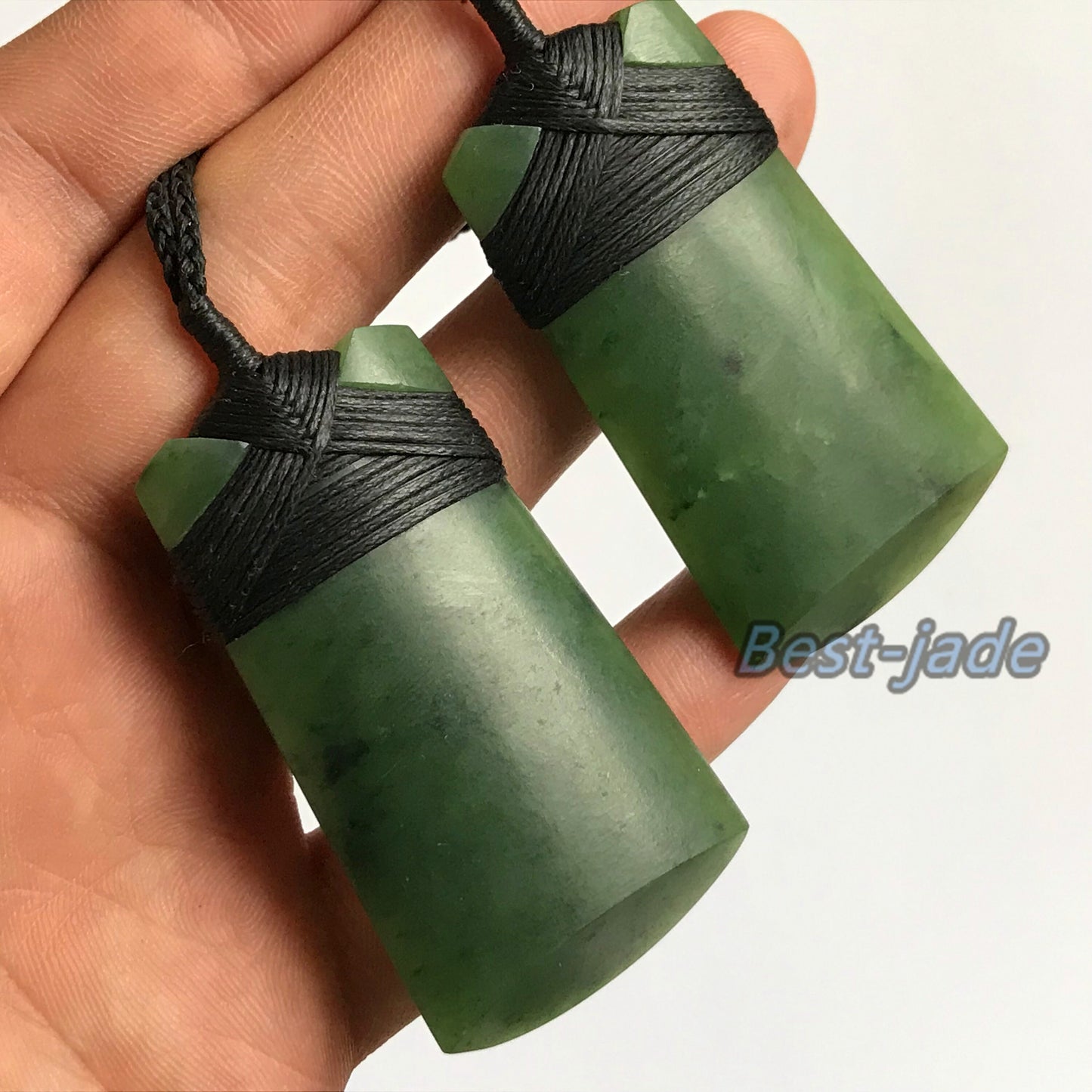 Axe Natural Green Nephrite Jade Pendant NEW ZEALAND Maori Style Greenstone Pounamu Canadian jasper Koru Aquaman Necklace